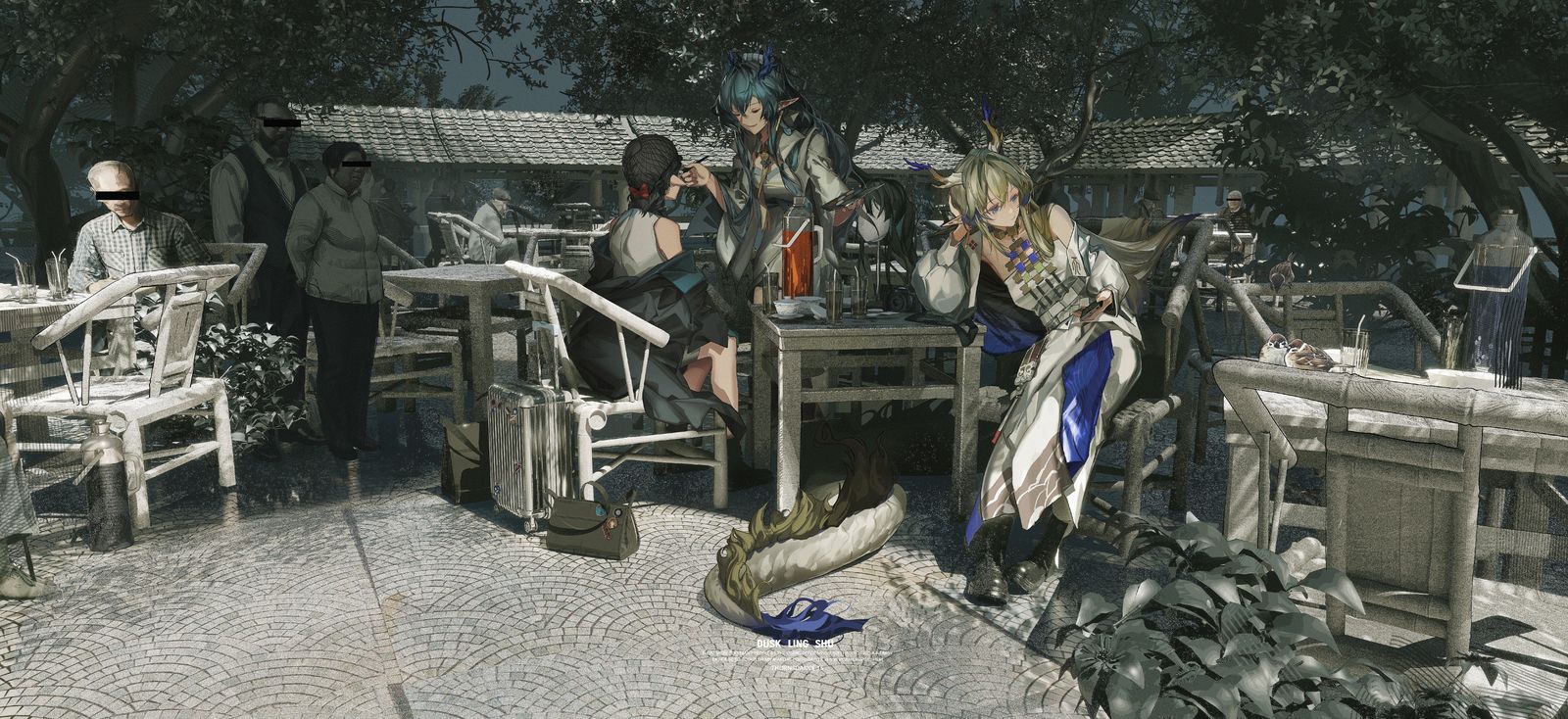 DUSKxLINGxSHU插画图片壁纸