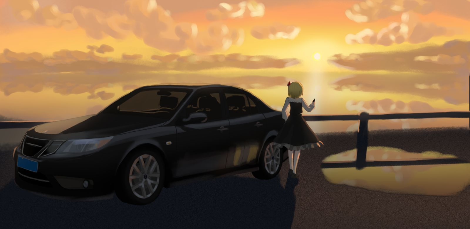 rumia 和 saab 9-3 turbo头像同人高清图