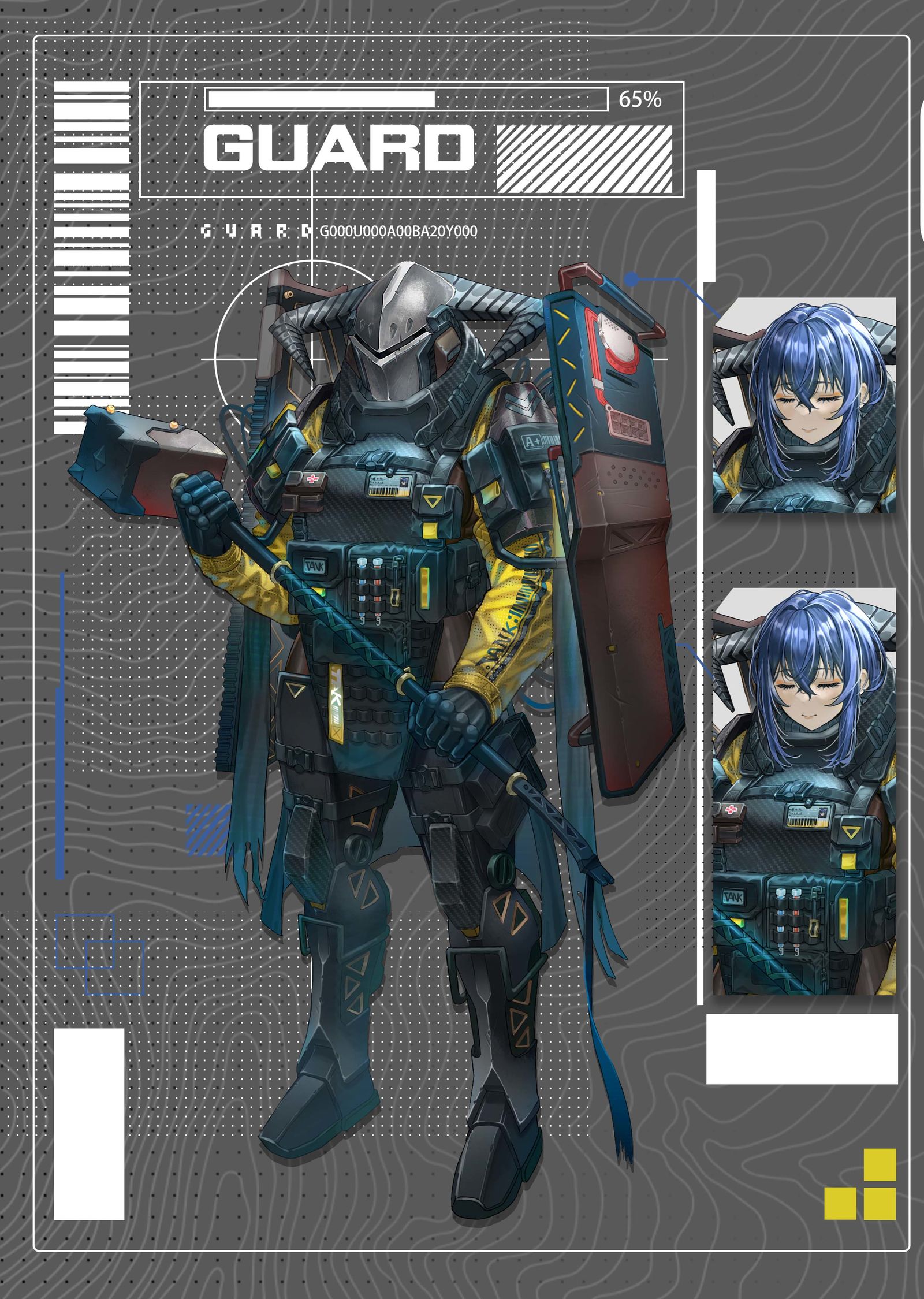 给大锤做了排版，画了Q版