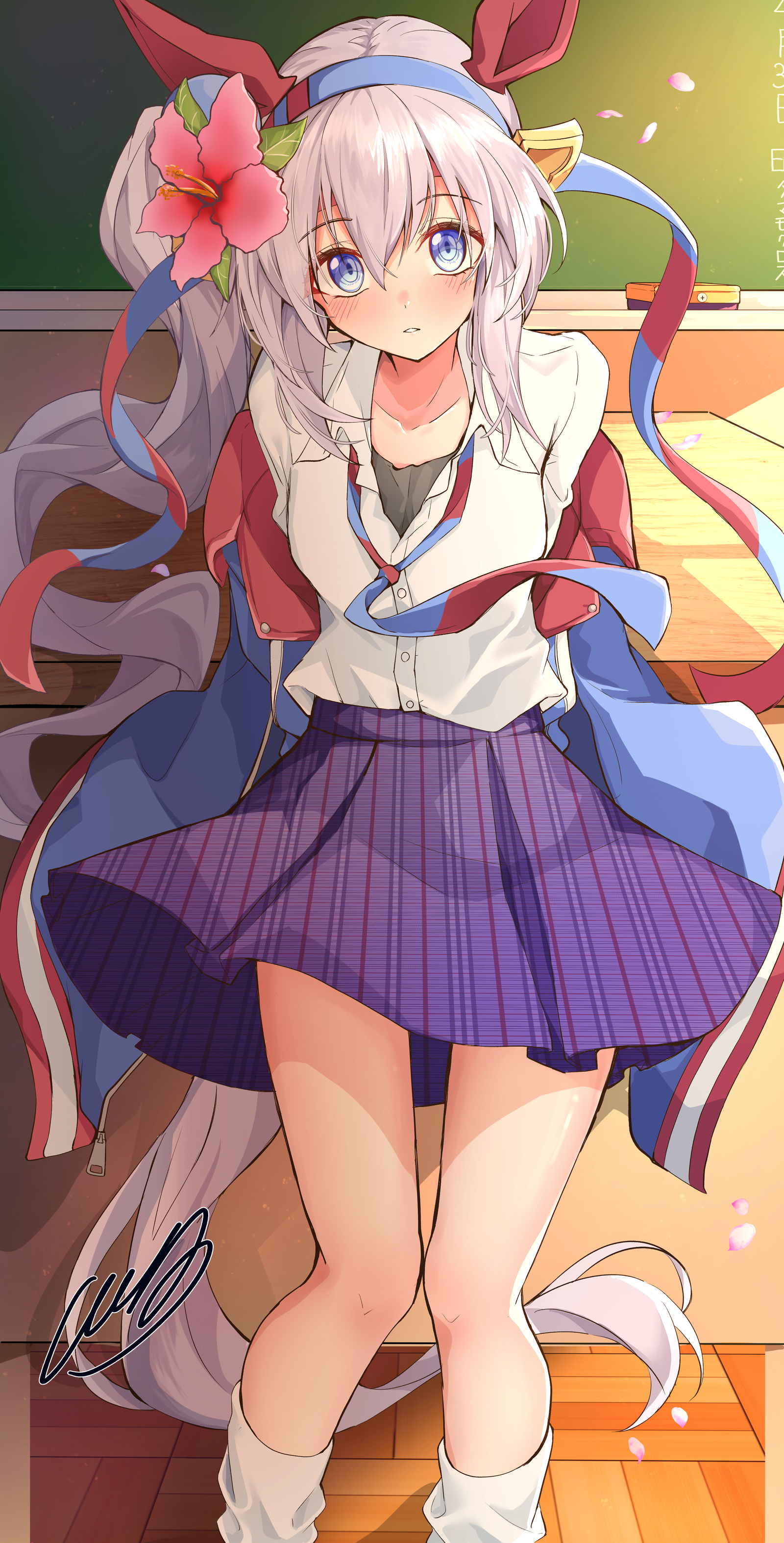 放課後の白い稲妻