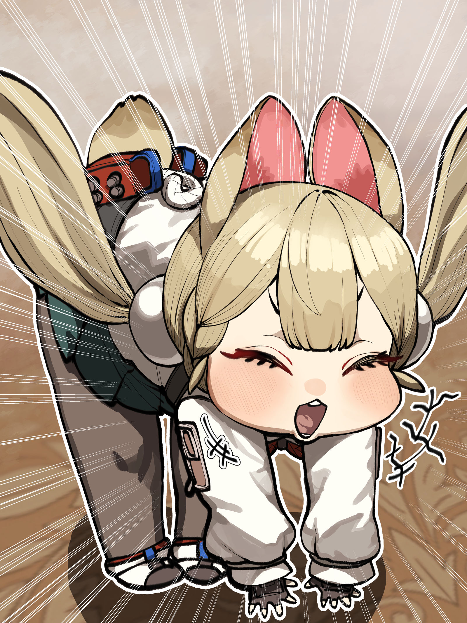 매우 화가 난 앨리스插画图片壁纸