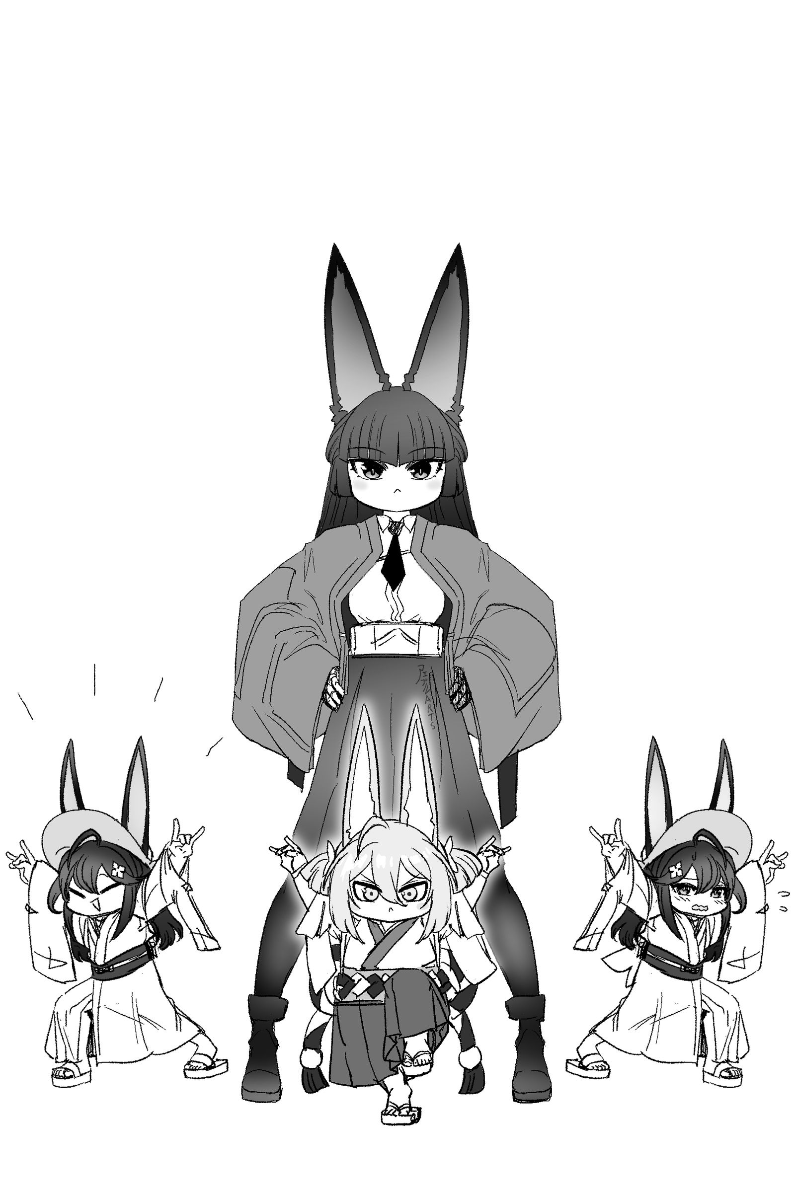 こんこん~插画图片壁纸