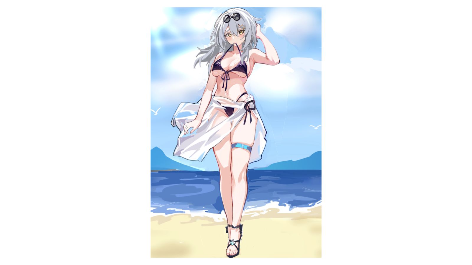 微评画_不能只有隔壁有泳装【粉丝评画の74】