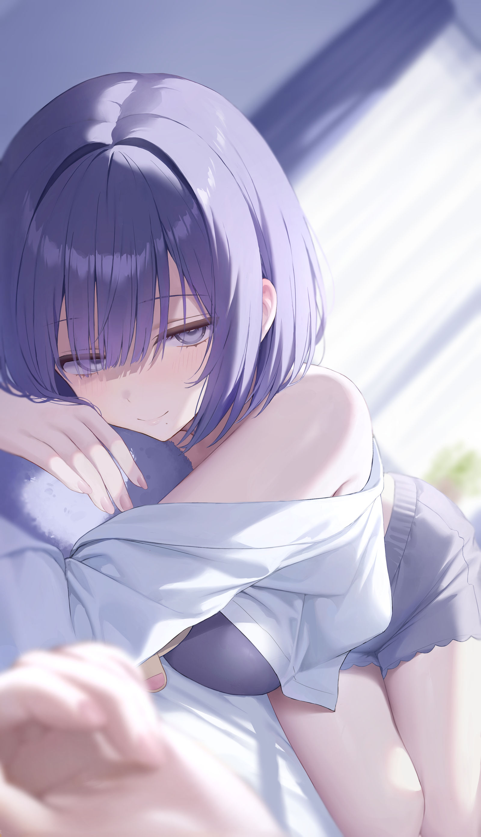 添い寝(?)美鈴-学園アイドルマスター秦谷美鈴