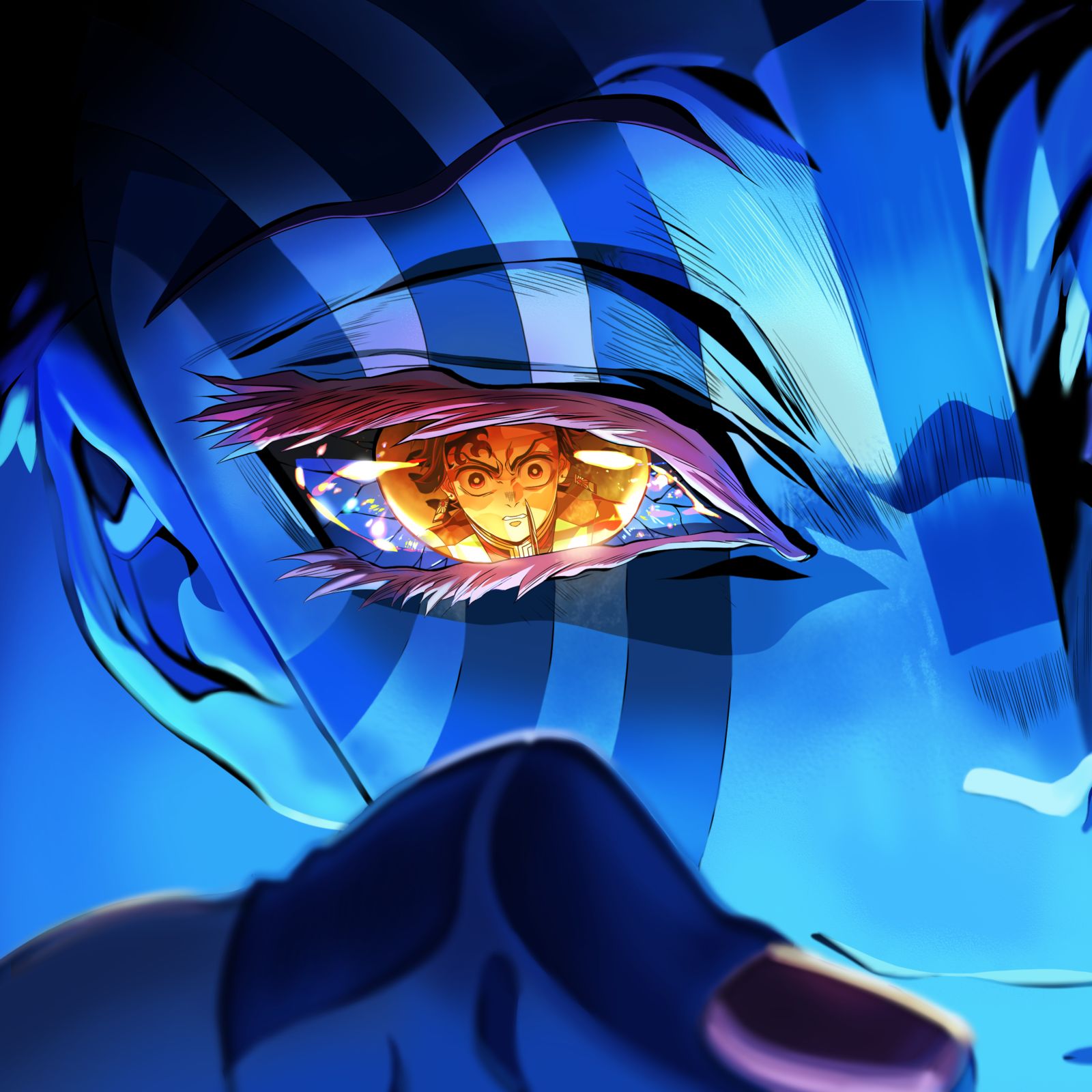 鬼滅の刃　無限城編 キービジュアル　模写