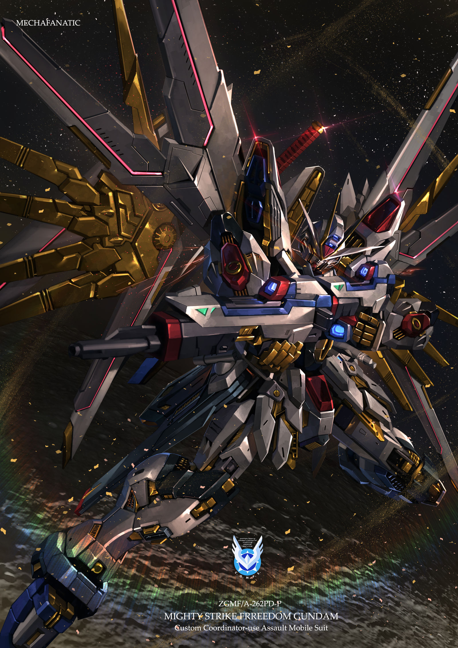 マイティーストライクフリーダムガンダム头像同人高清图