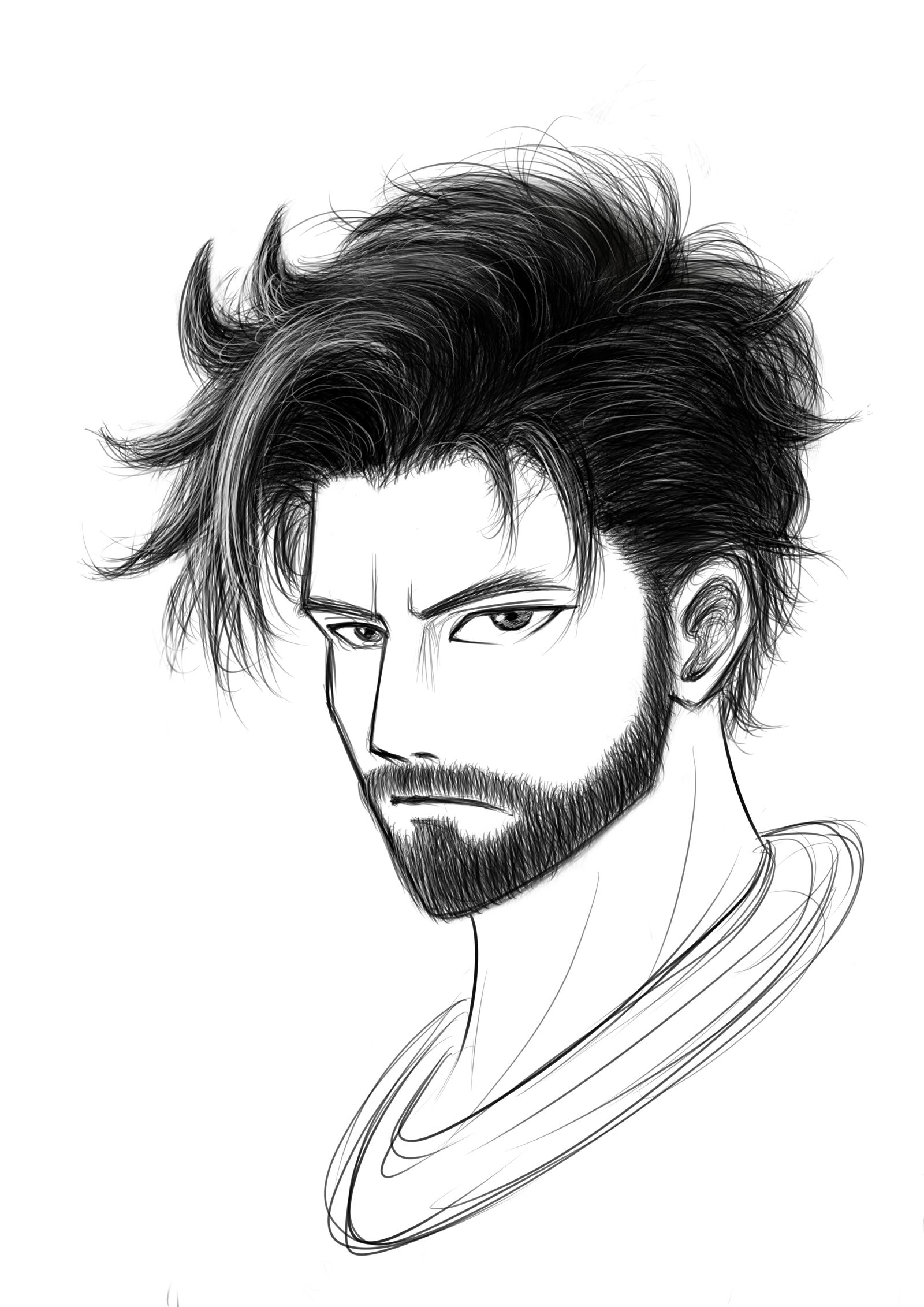 摸几个胡子大叔黑白头，有人喜欢不？