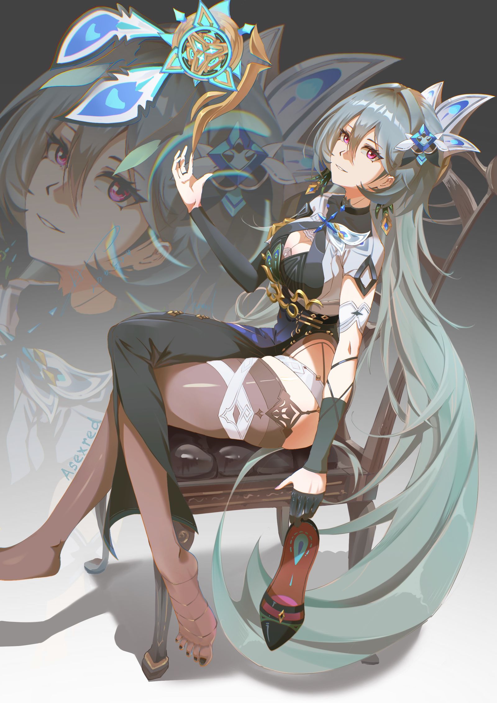 小v不是坏女人插画图片壁纸