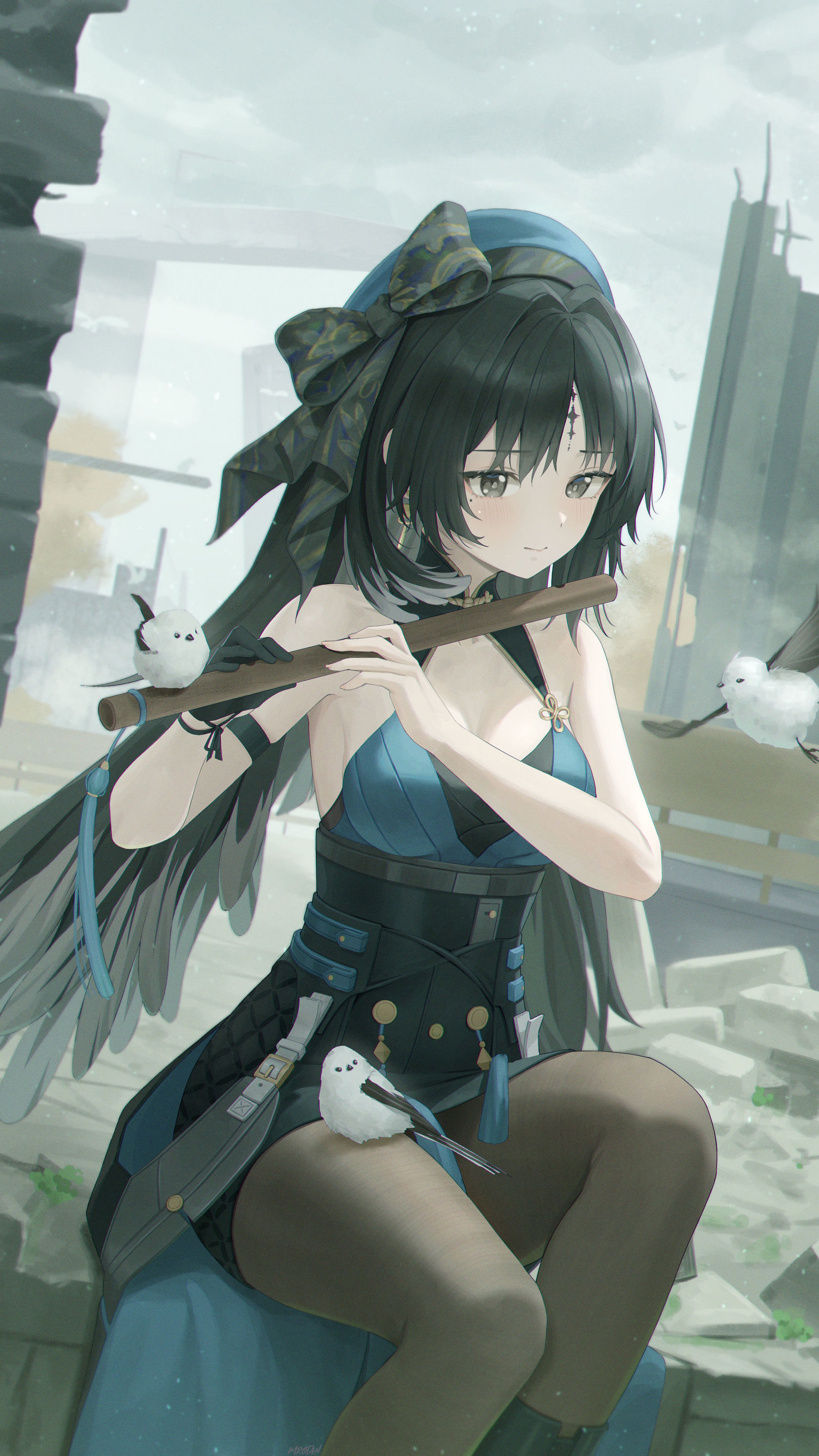 【鸣潮】秧秧-笛-鸣潮秧秧鸣潮同人