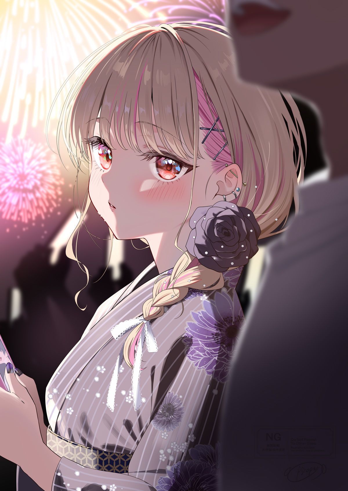 花火よりも插画图片壁纸