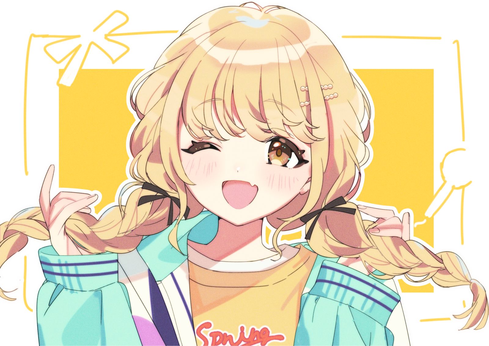 小智的编辫很可爱！！