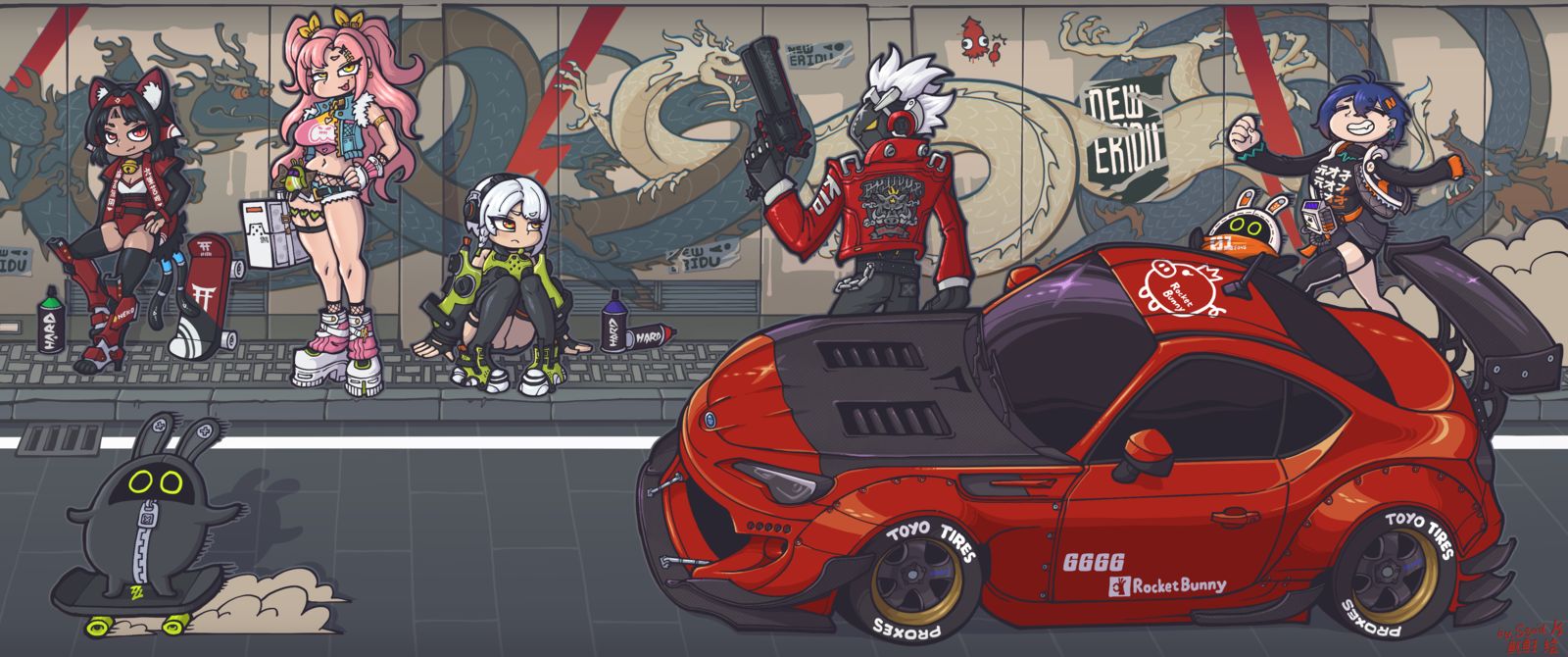 《狡兔屋BUNNY》插画图片壁纸