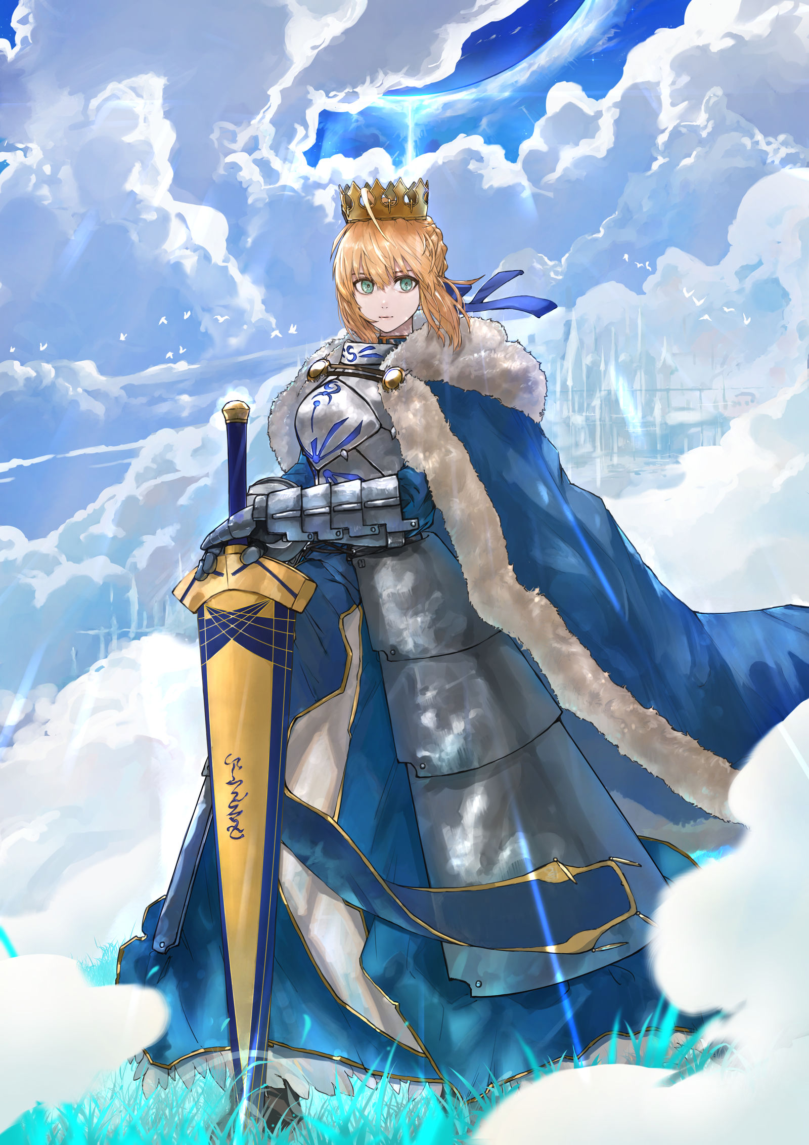 騎士王-命运－冠位指定saber(Fate/staynight)