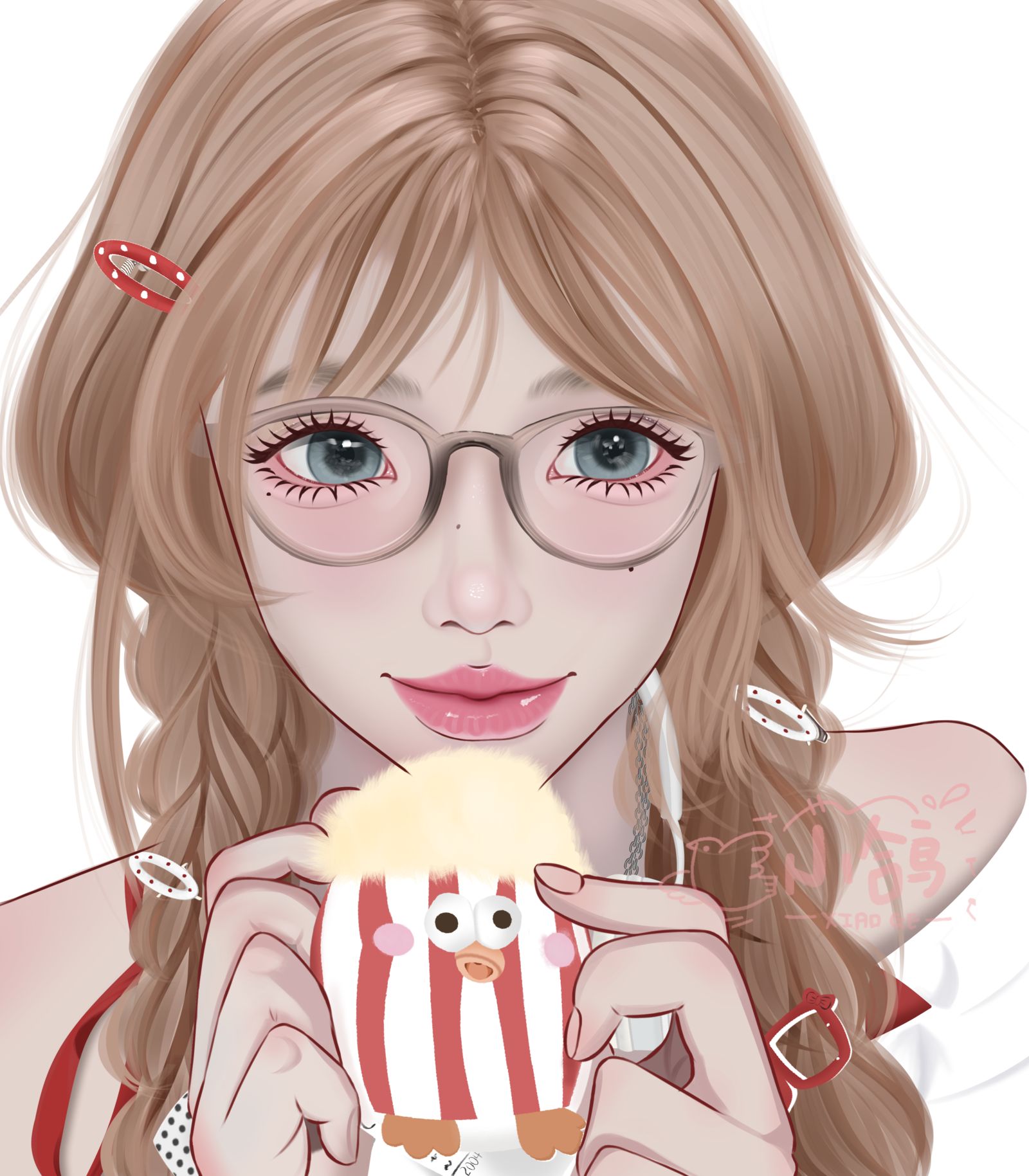 甜妹🥰-半厚涂头像头像约稿