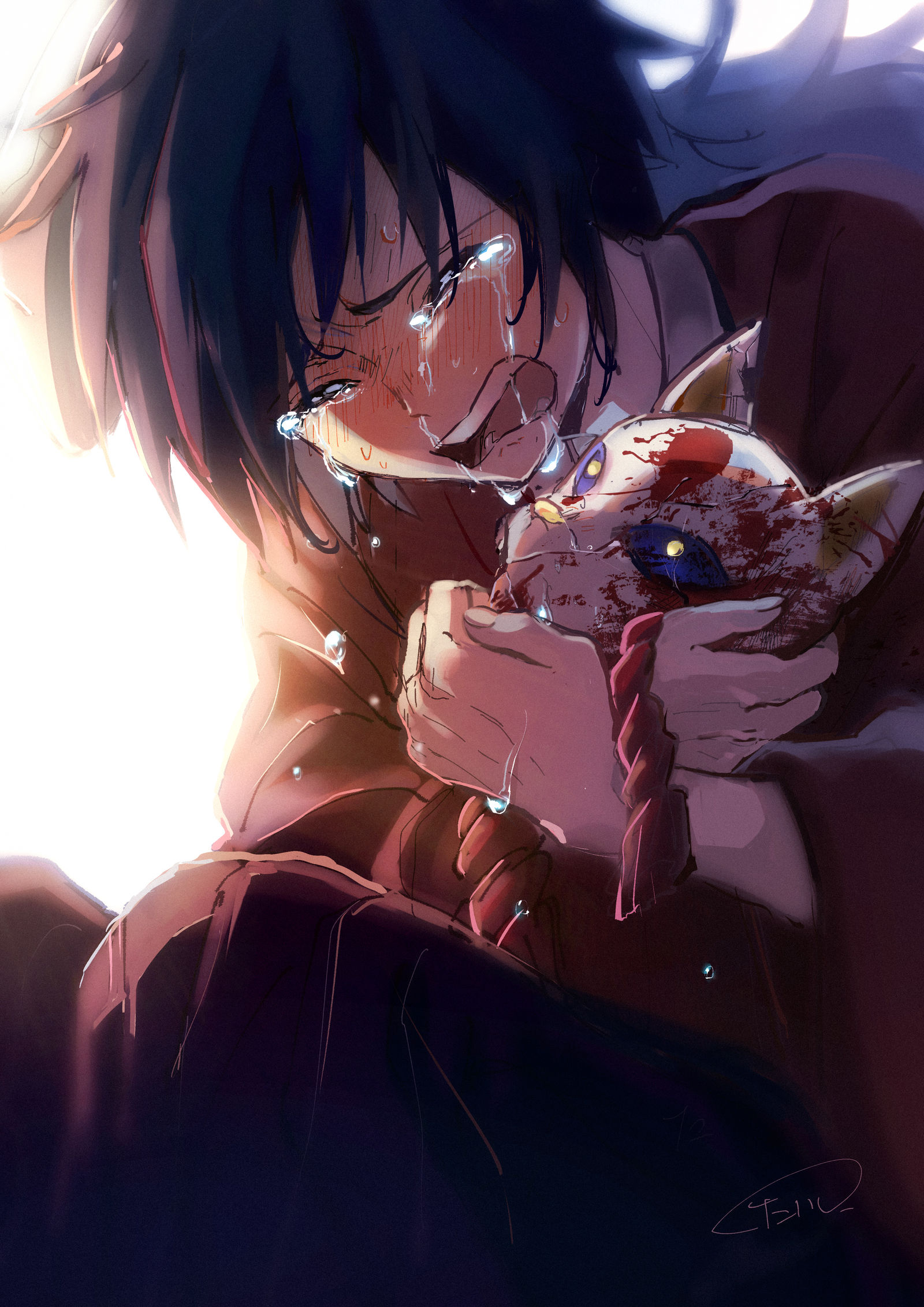 冨岡義勇の痛み-鬼灭之刃吾峠呼世晴