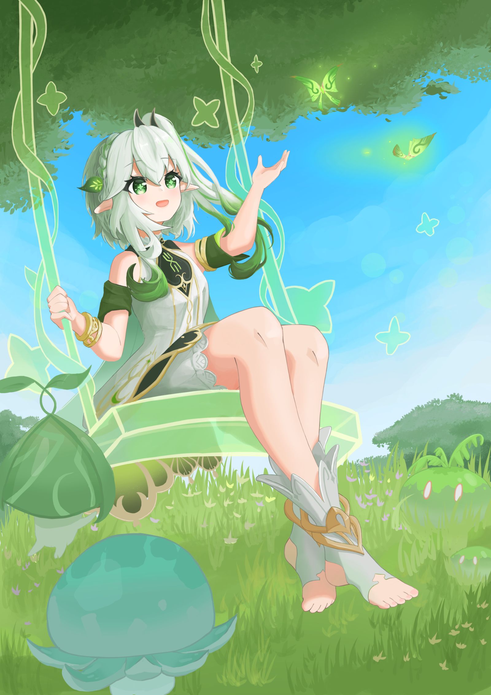 草神插画图片壁纸