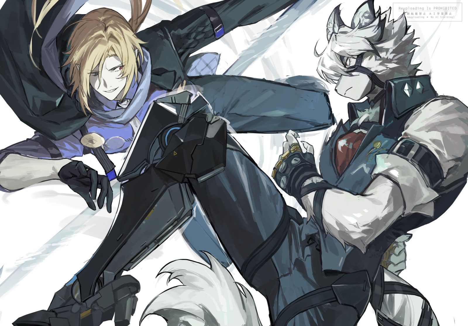 闘插画图片壁纸