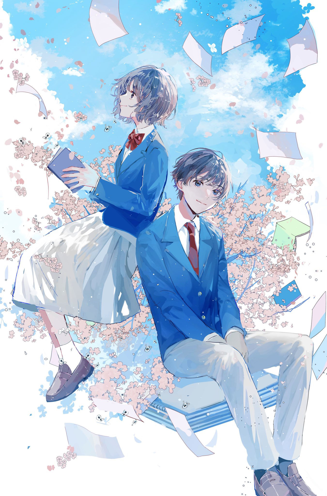 前へ插画图片壁纸