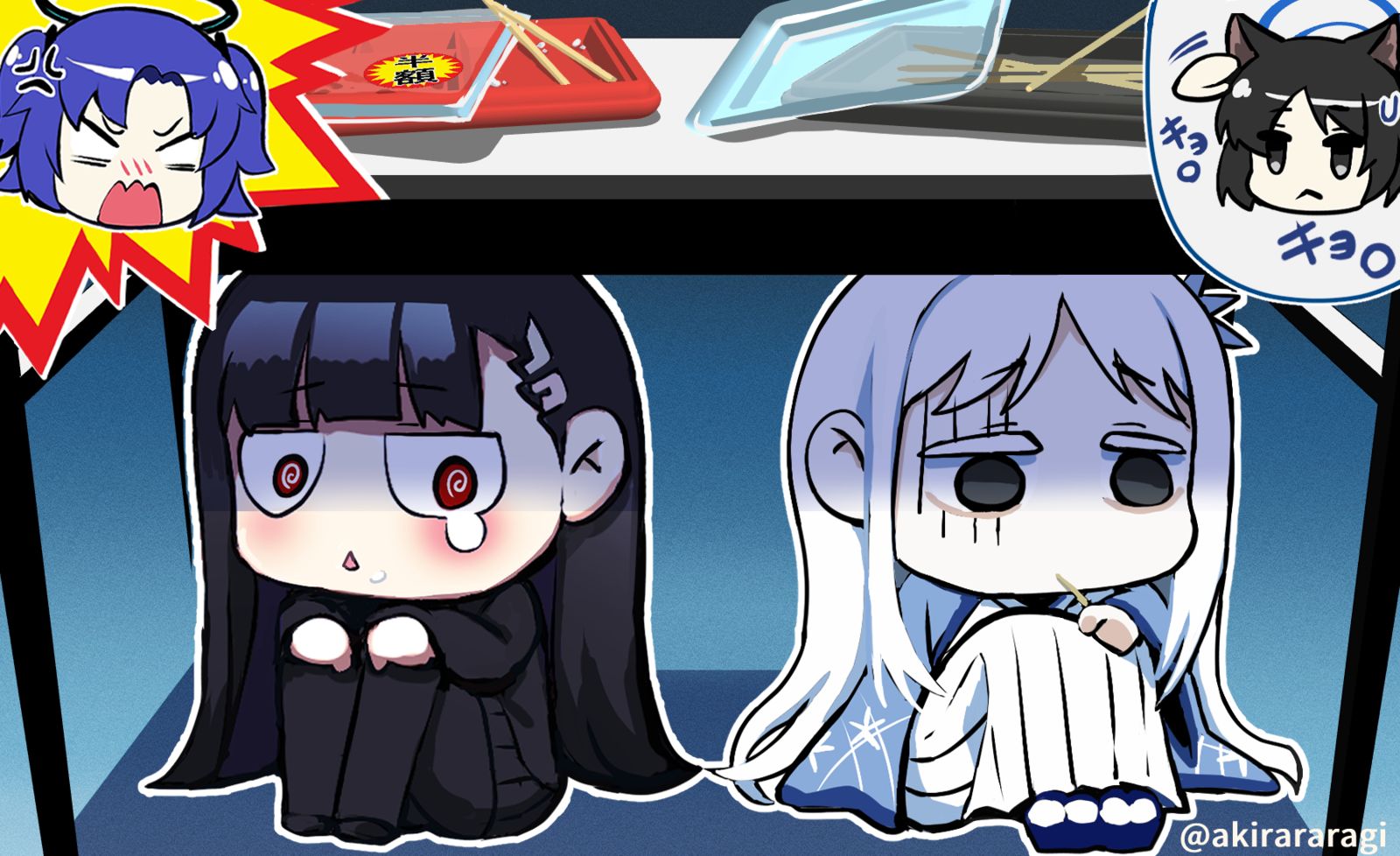 メンタルよわよわな２人