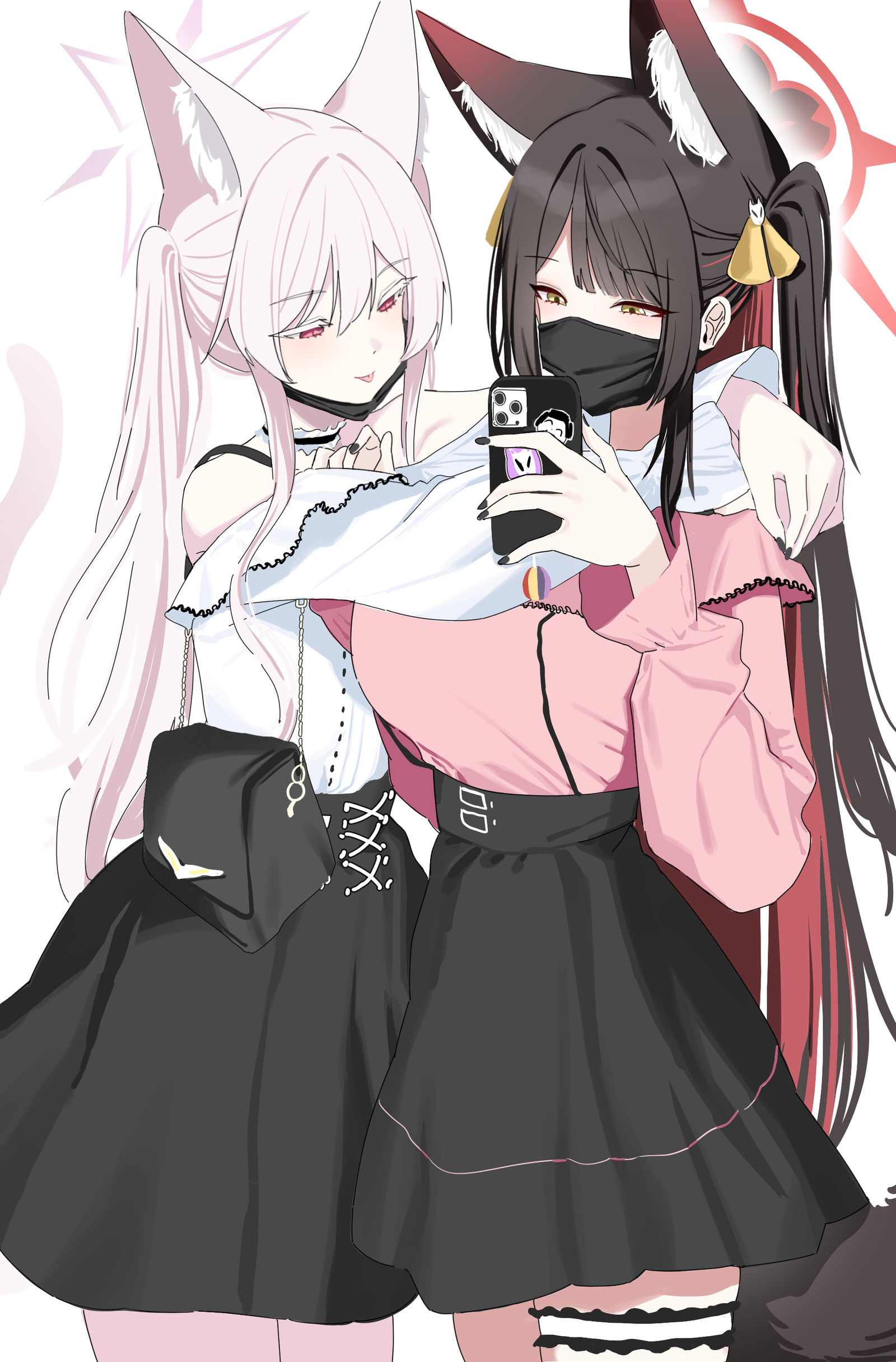 狐坂ワカモ , 清澄アキラ头像同人高清图