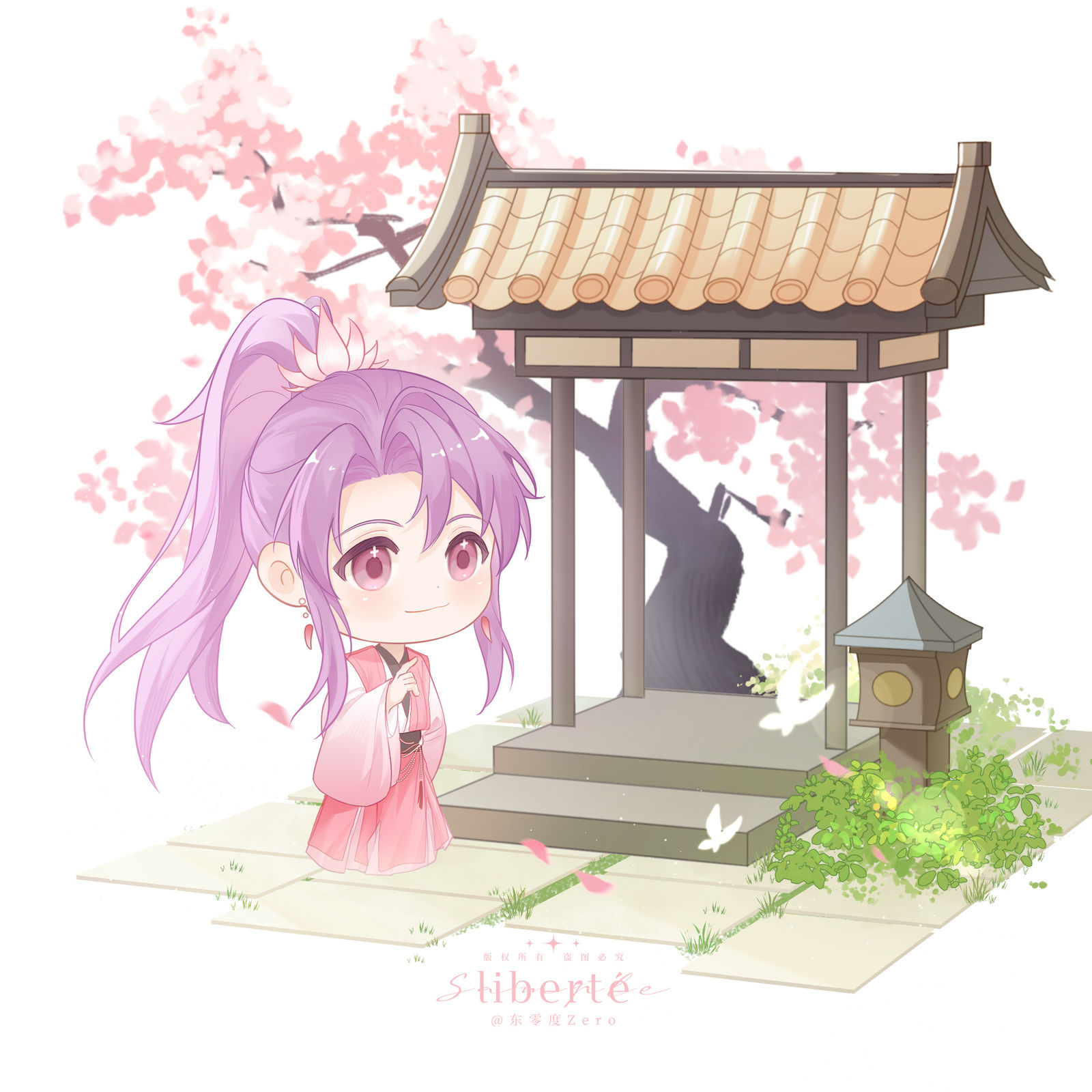Q版小场景插画图片壁纸