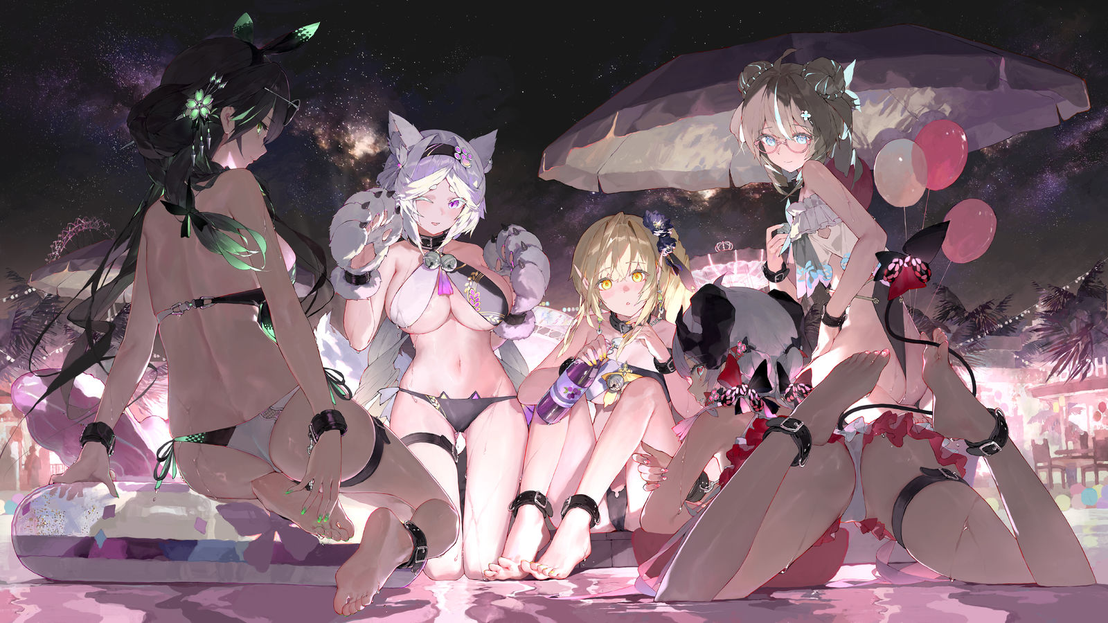 海风与你插画图片壁纸