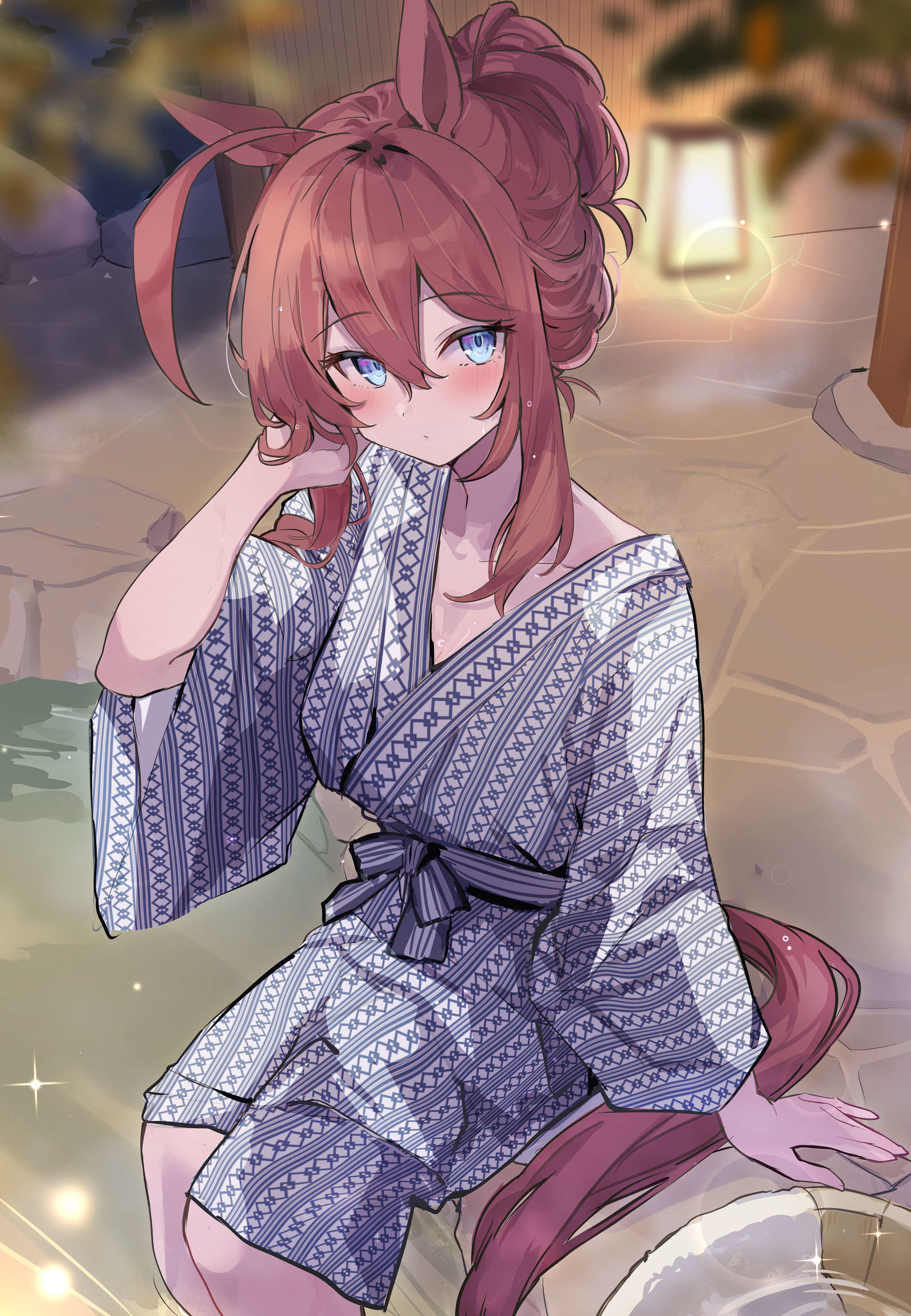 浴衣ブルボン-马娘赛马娘美浦波旁