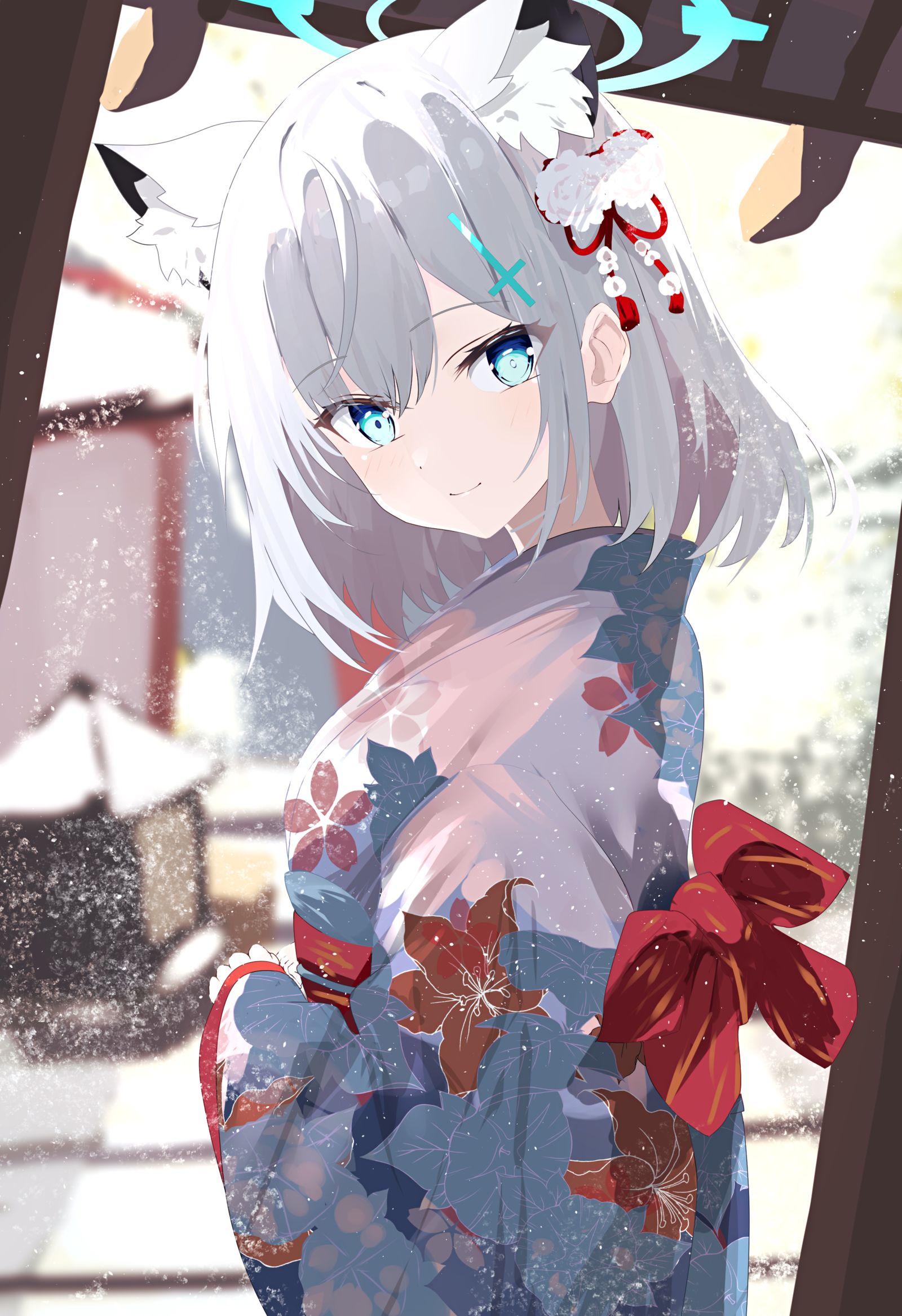 シロコ（着物）-碧蓝档案砂狼白子