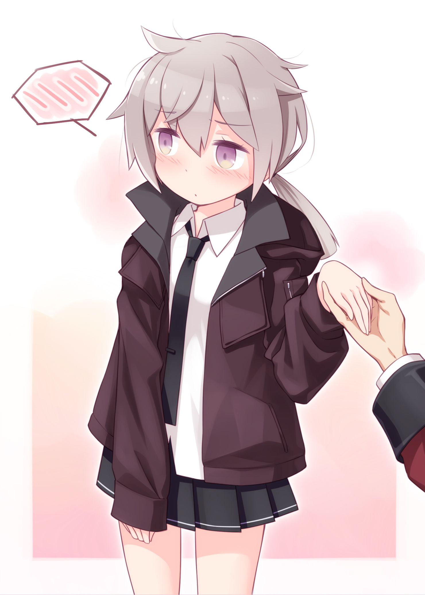 手をつなぐ插画图片壁纸