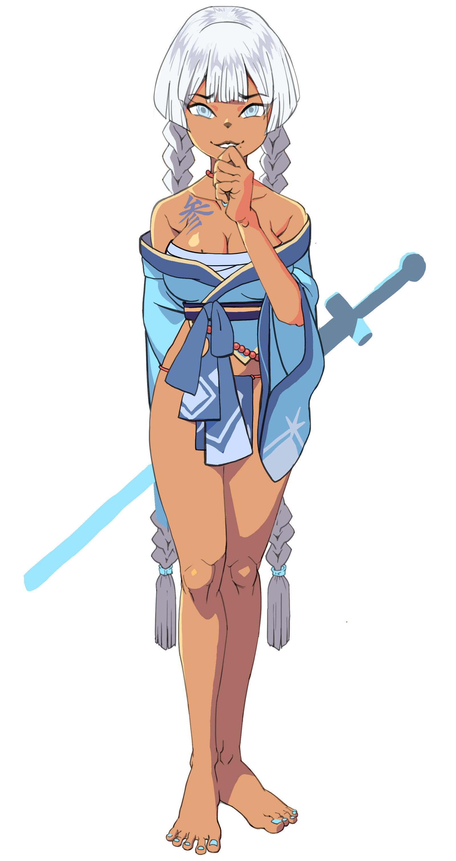 古风黑皮角色设计