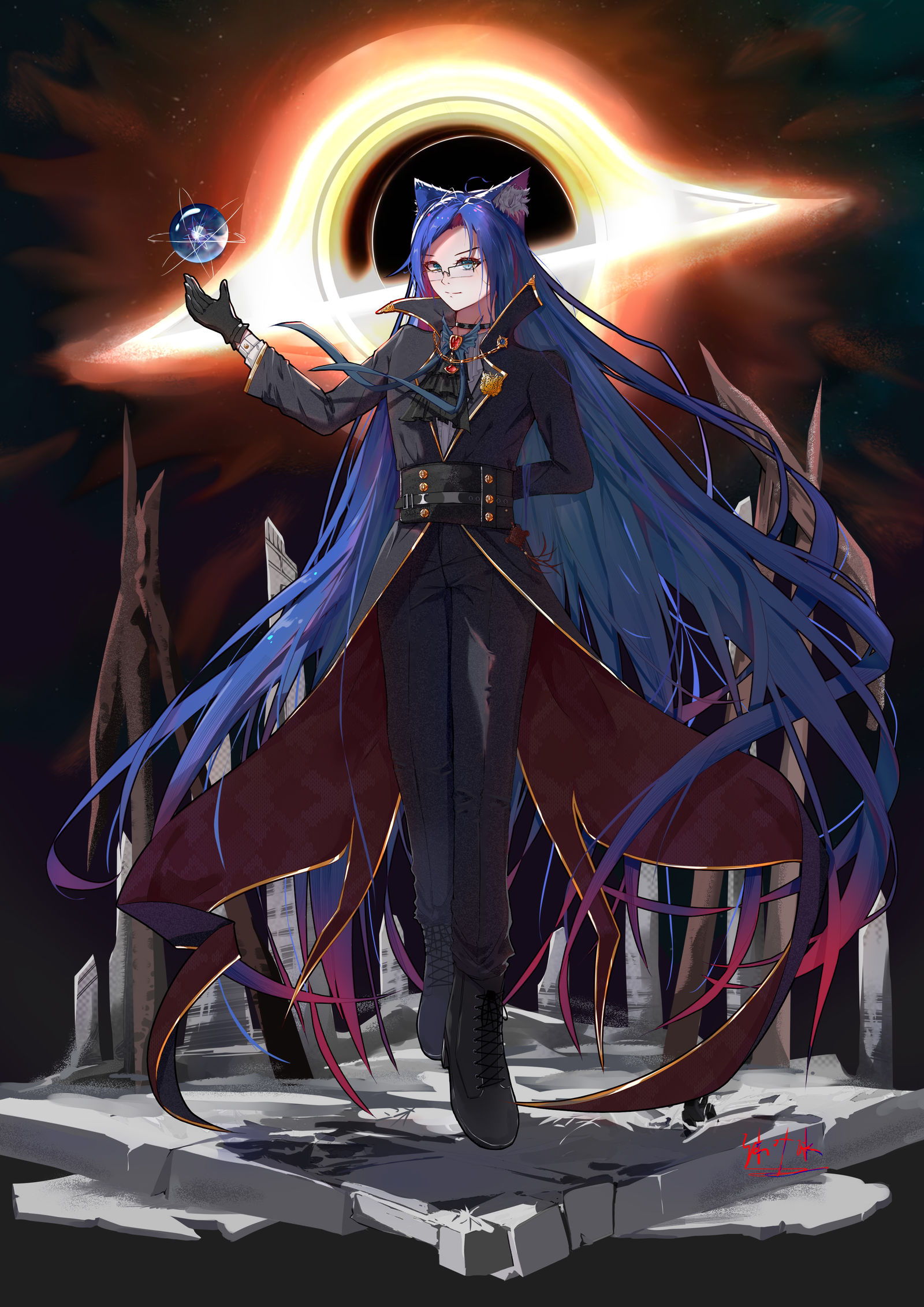 是OC啦(ﾉ∇︎〃 )插画图片壁纸