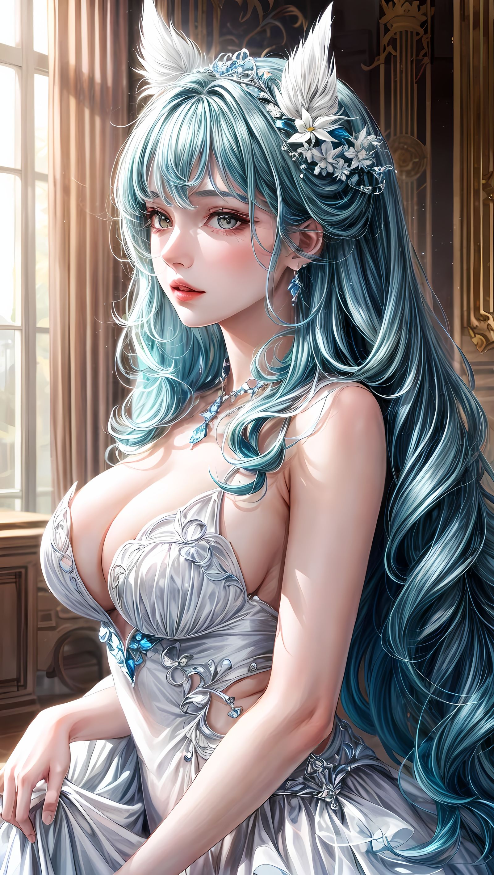 灵狐少女头像同人高清图