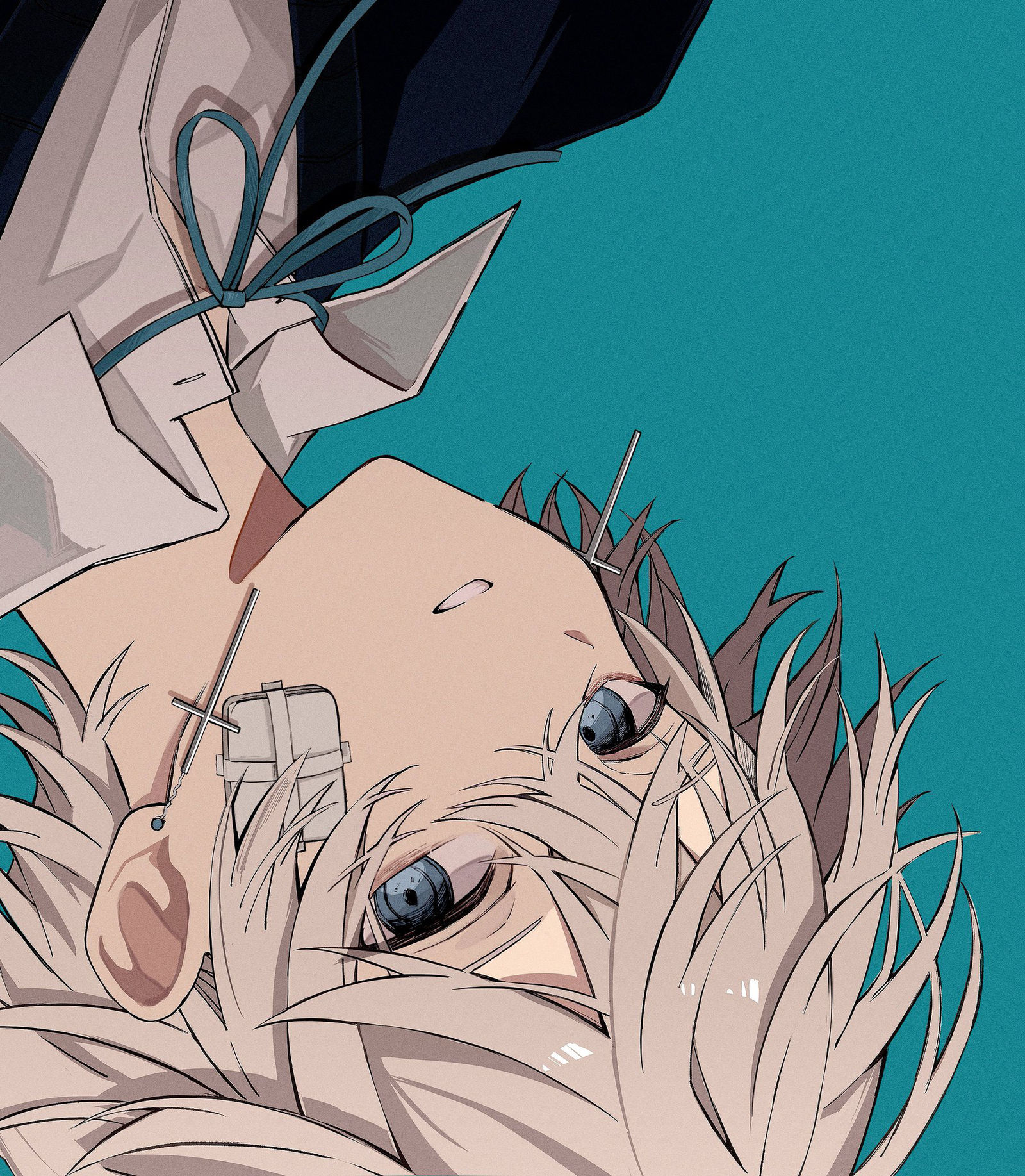 落ちる-插图白发