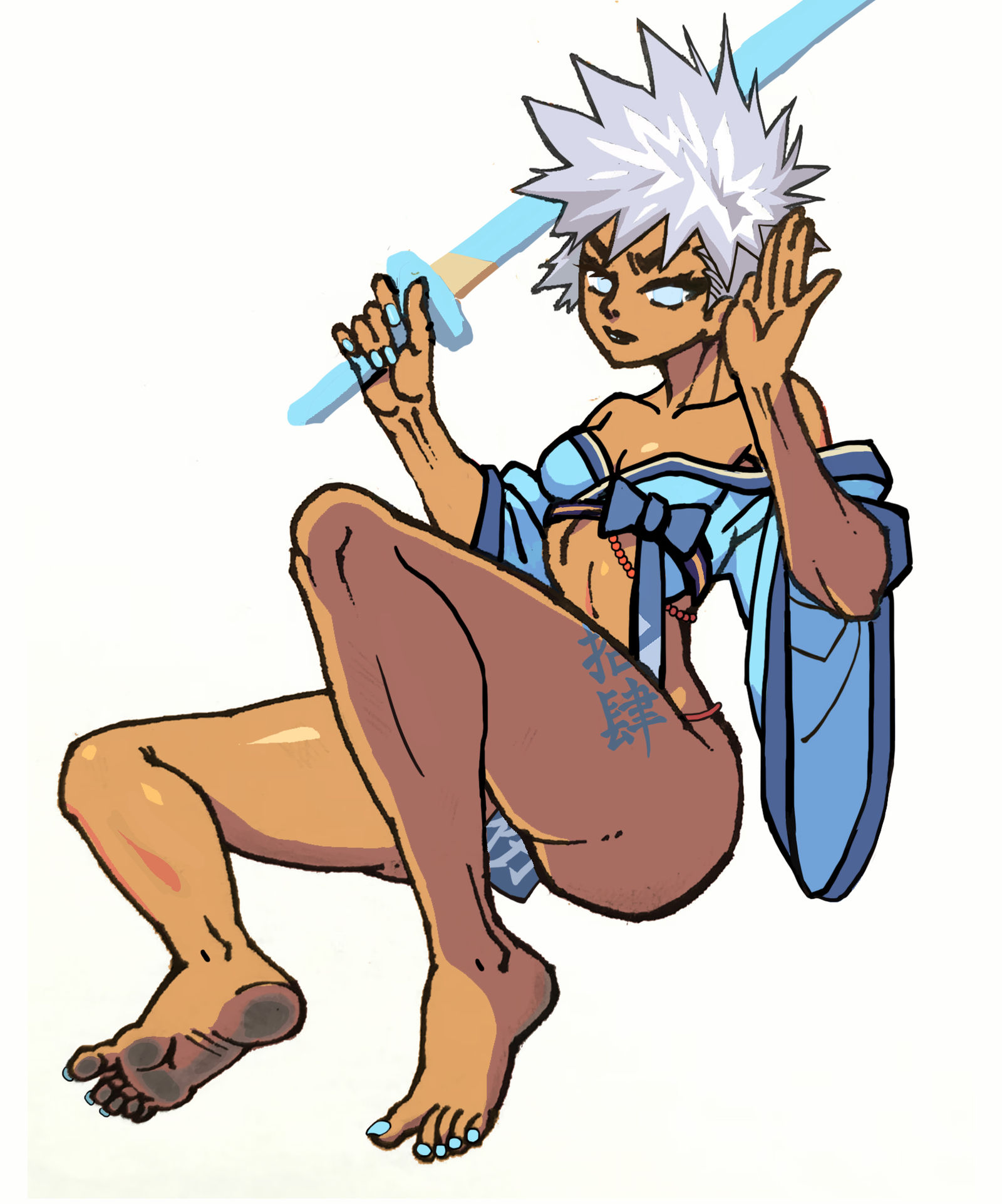 古风黑皮角色设计