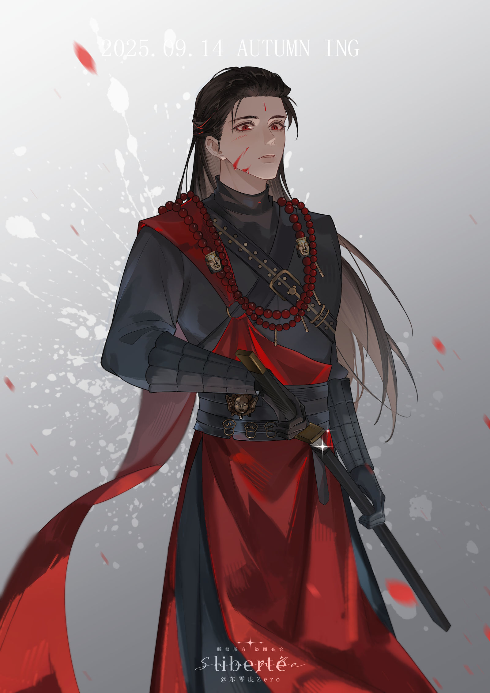 三更天插画图片壁纸