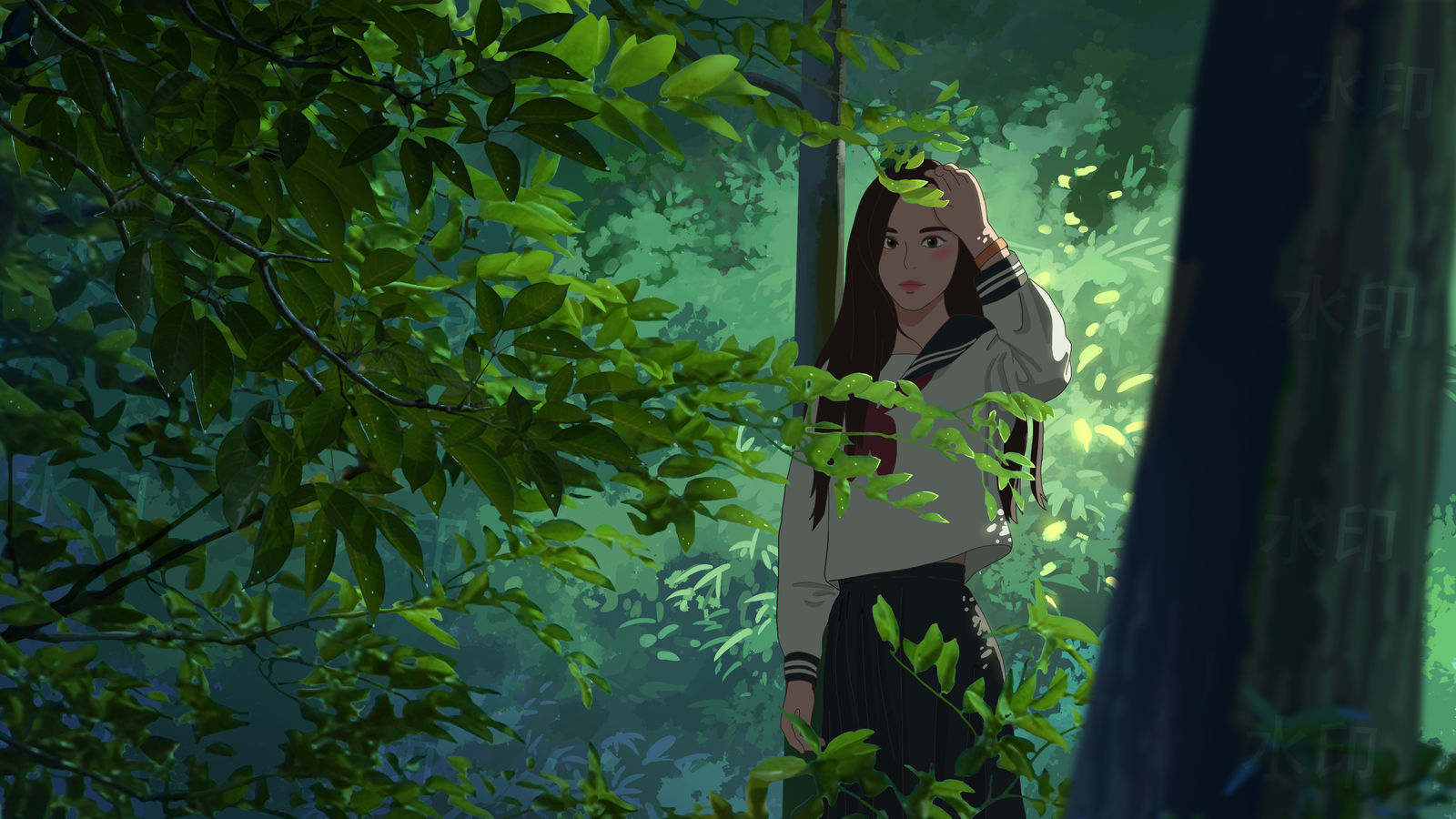 女孩头像同人高清图