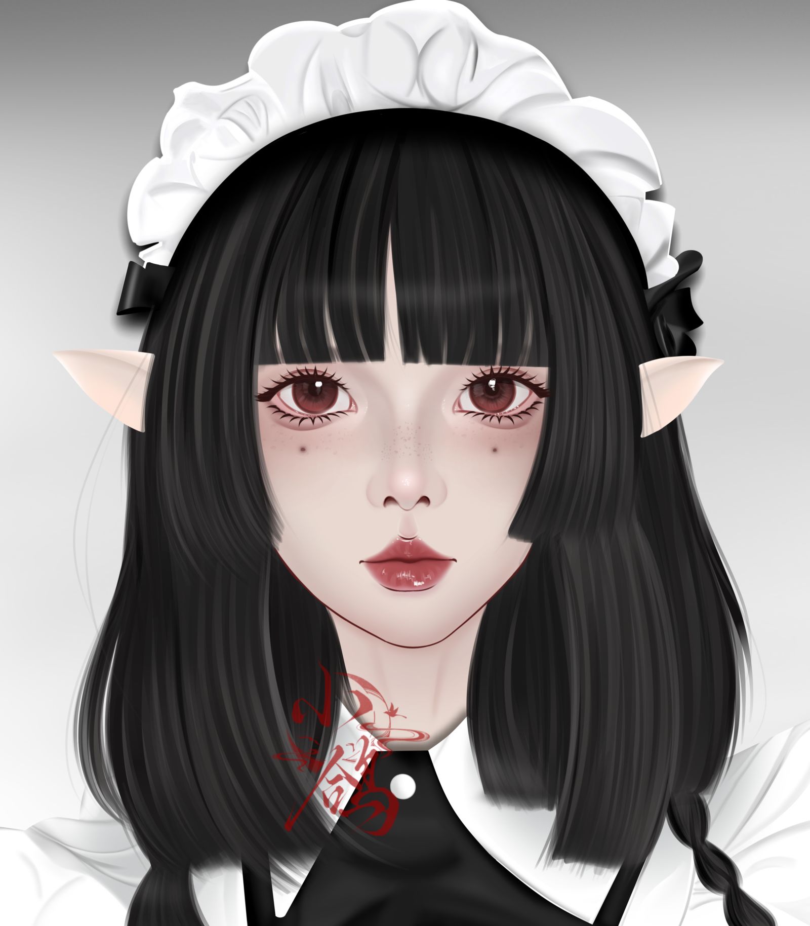 小魔女头像同人高清图