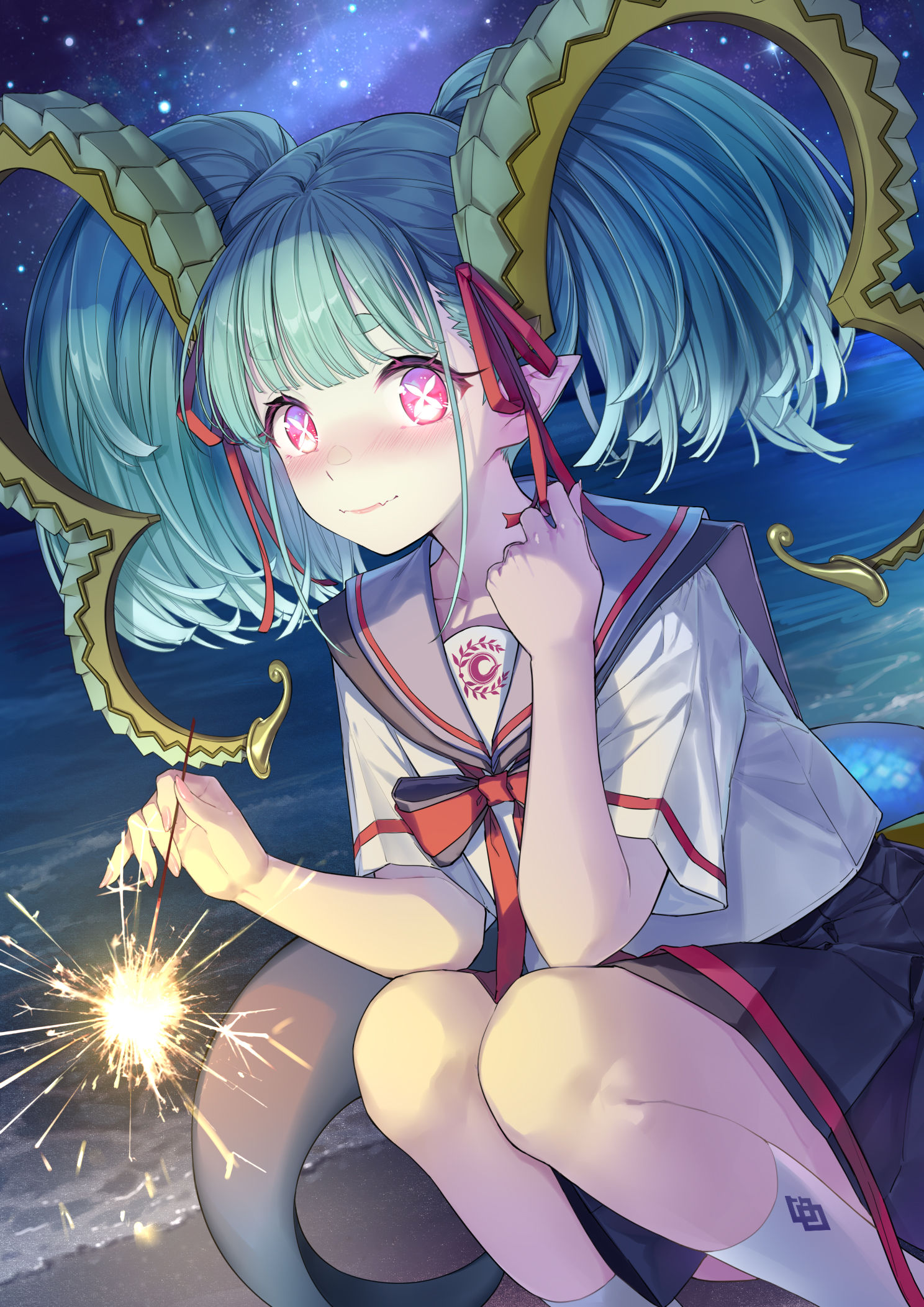 いっしょに花火、見ましょうね