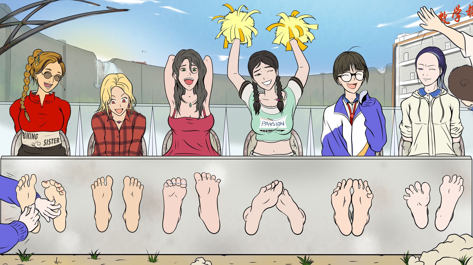 tk驻笑石板-挠脚心tickle挠痒痒