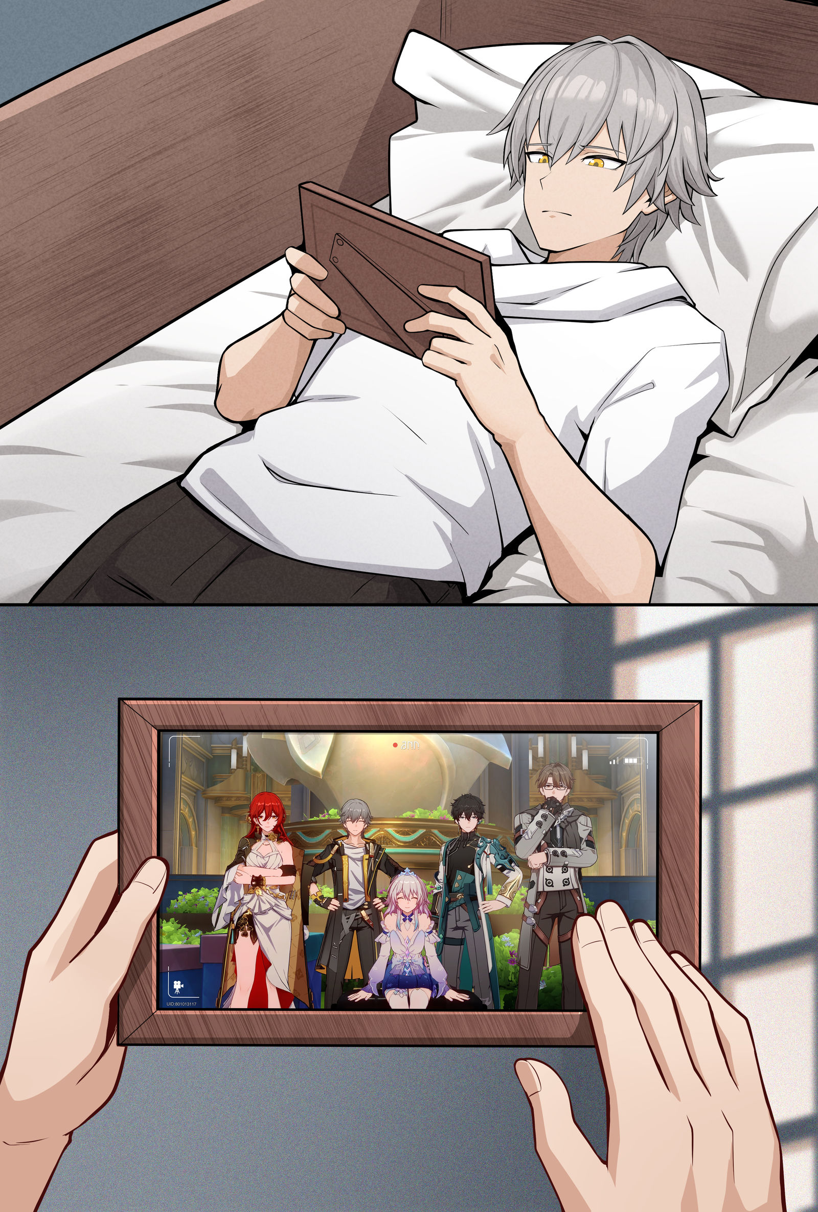 Miss you...插画图片壁纸