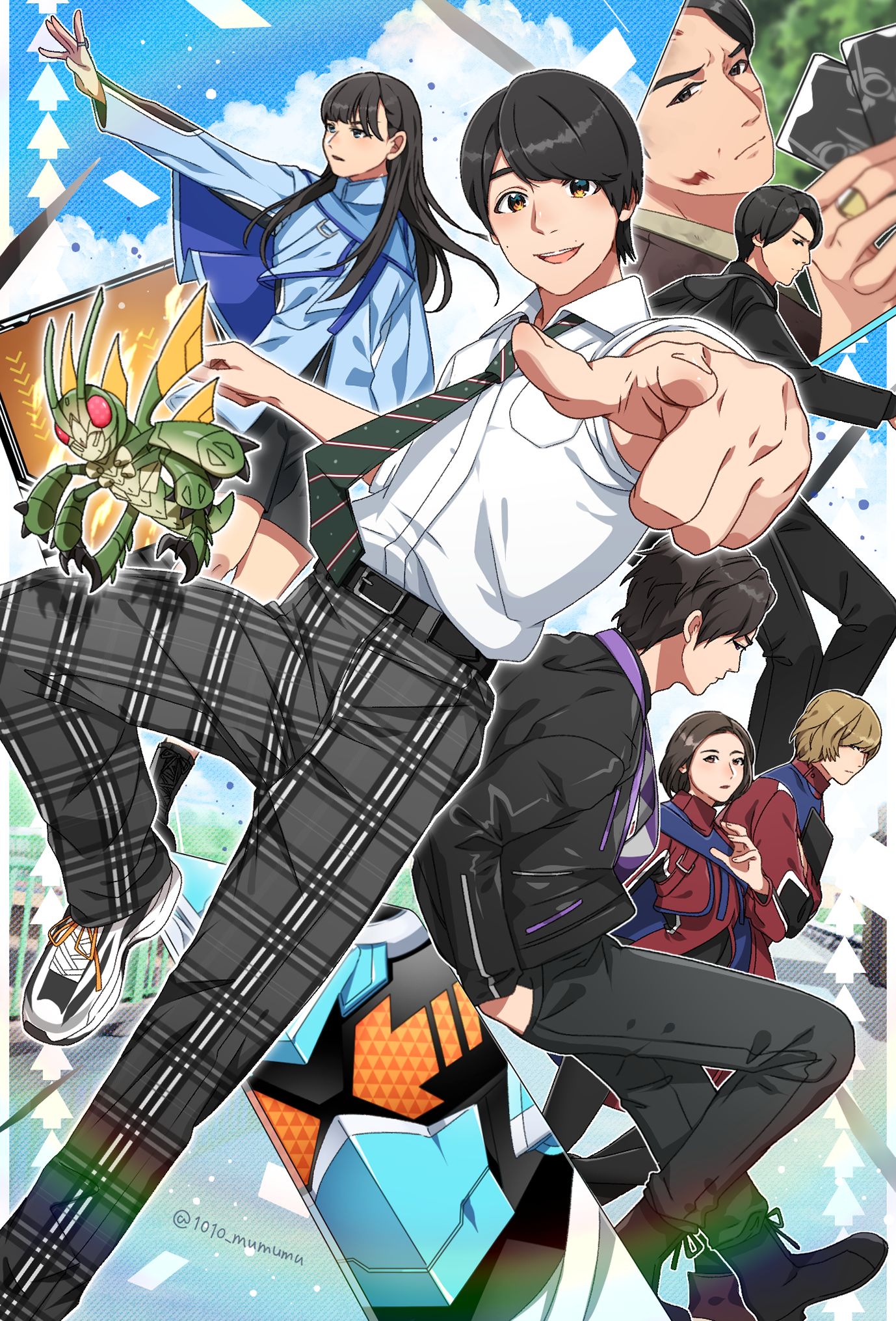 仮面ライダーガッチャ→ド插画图片壁纸