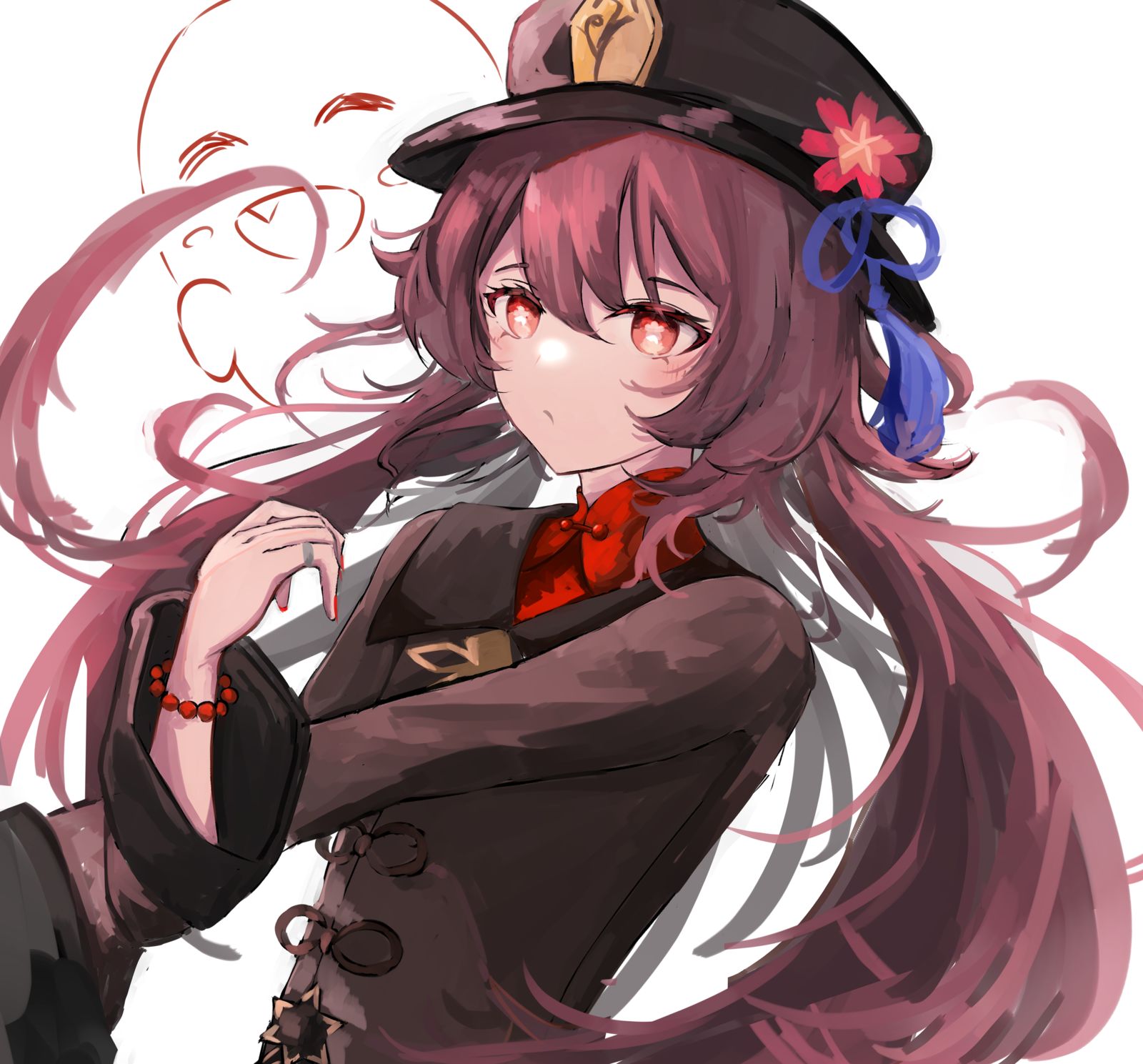 胡桃插画图片壁纸