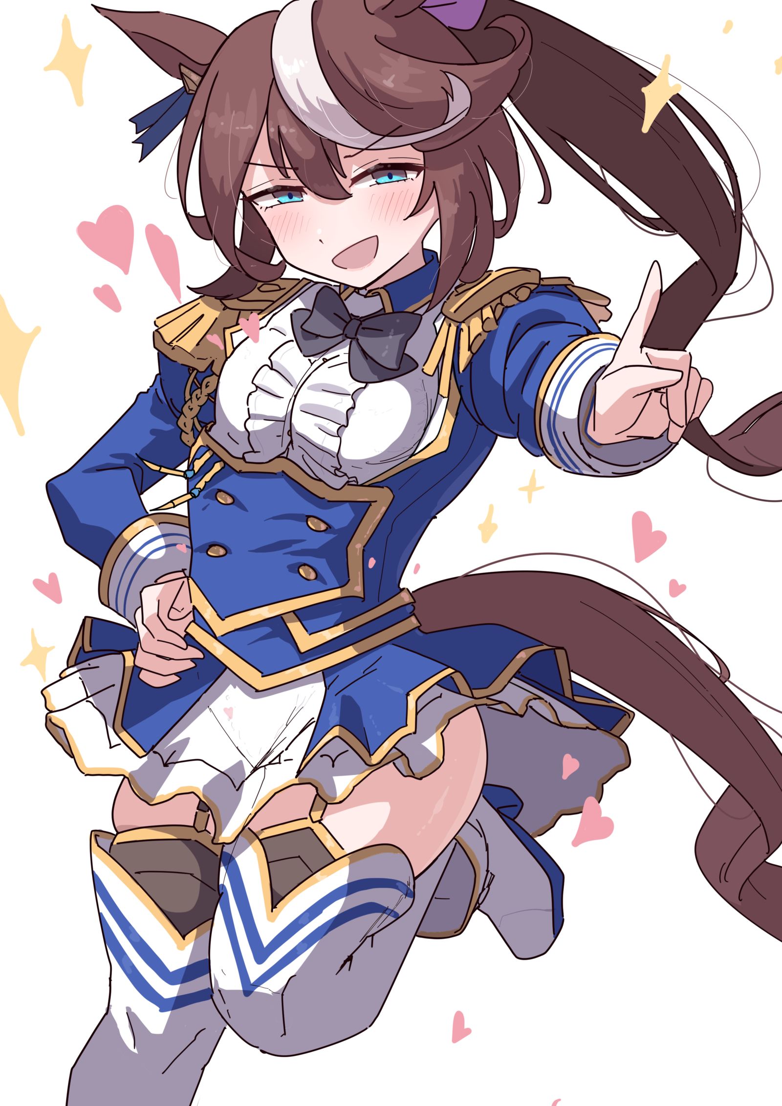 テイオー仕様のダスカ衣装を着たトウカイテイオー