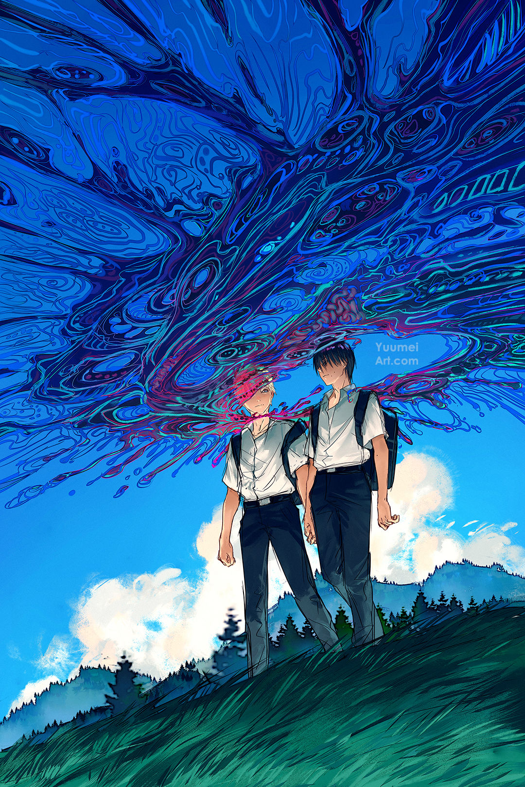 New Sky插画图片壁纸