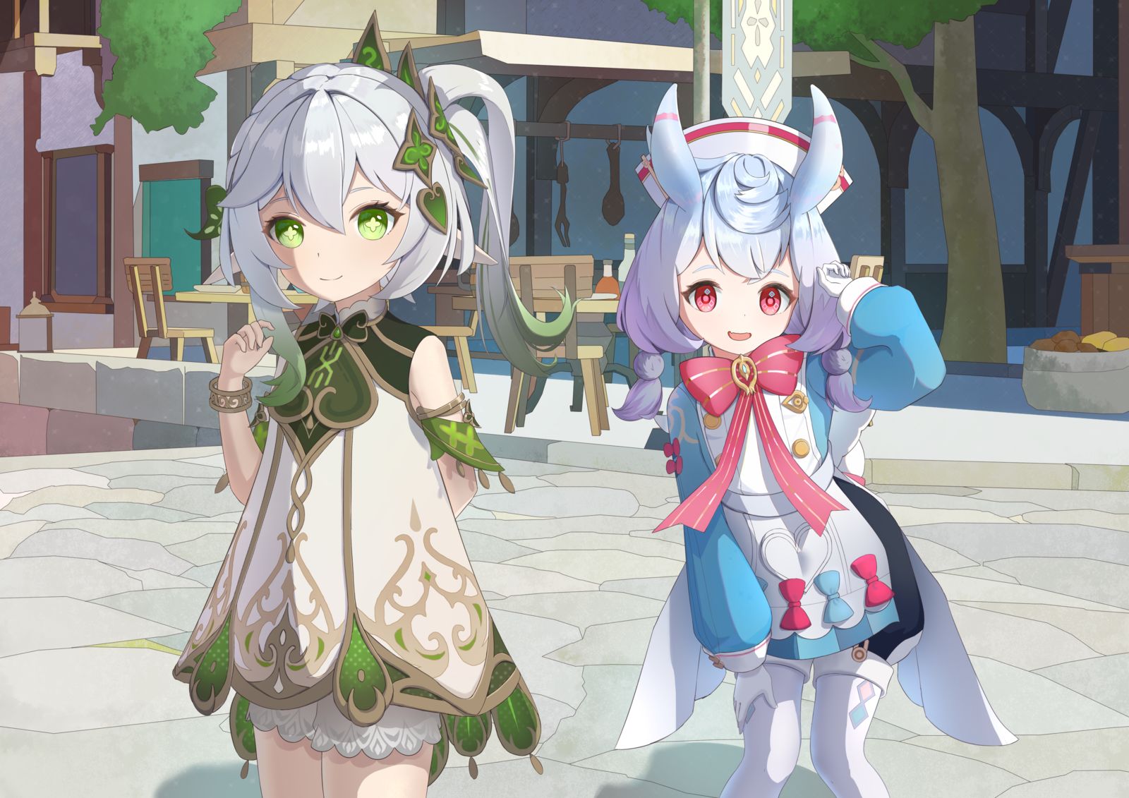 纳西妲与希格雯-原神草神