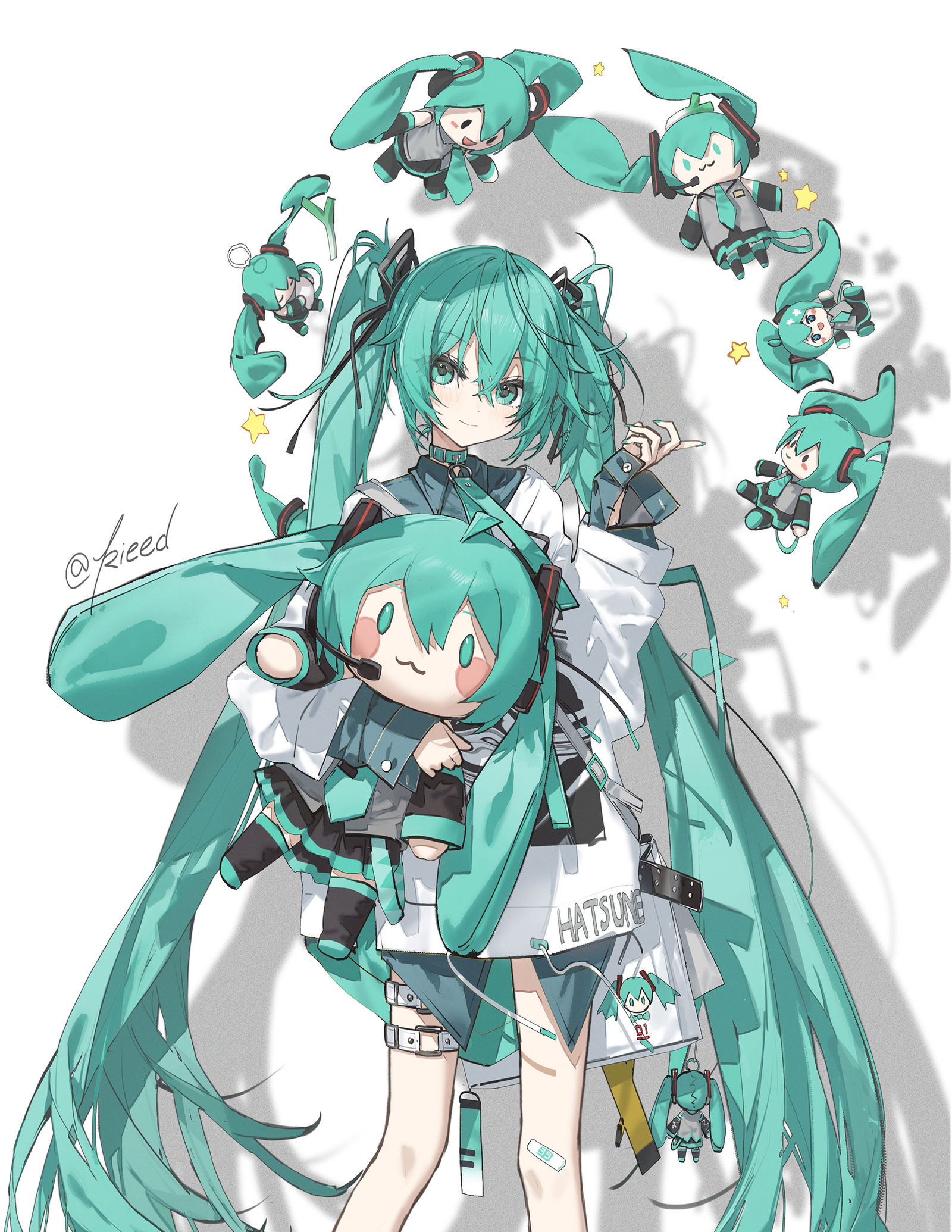 Miku插画图片壁纸