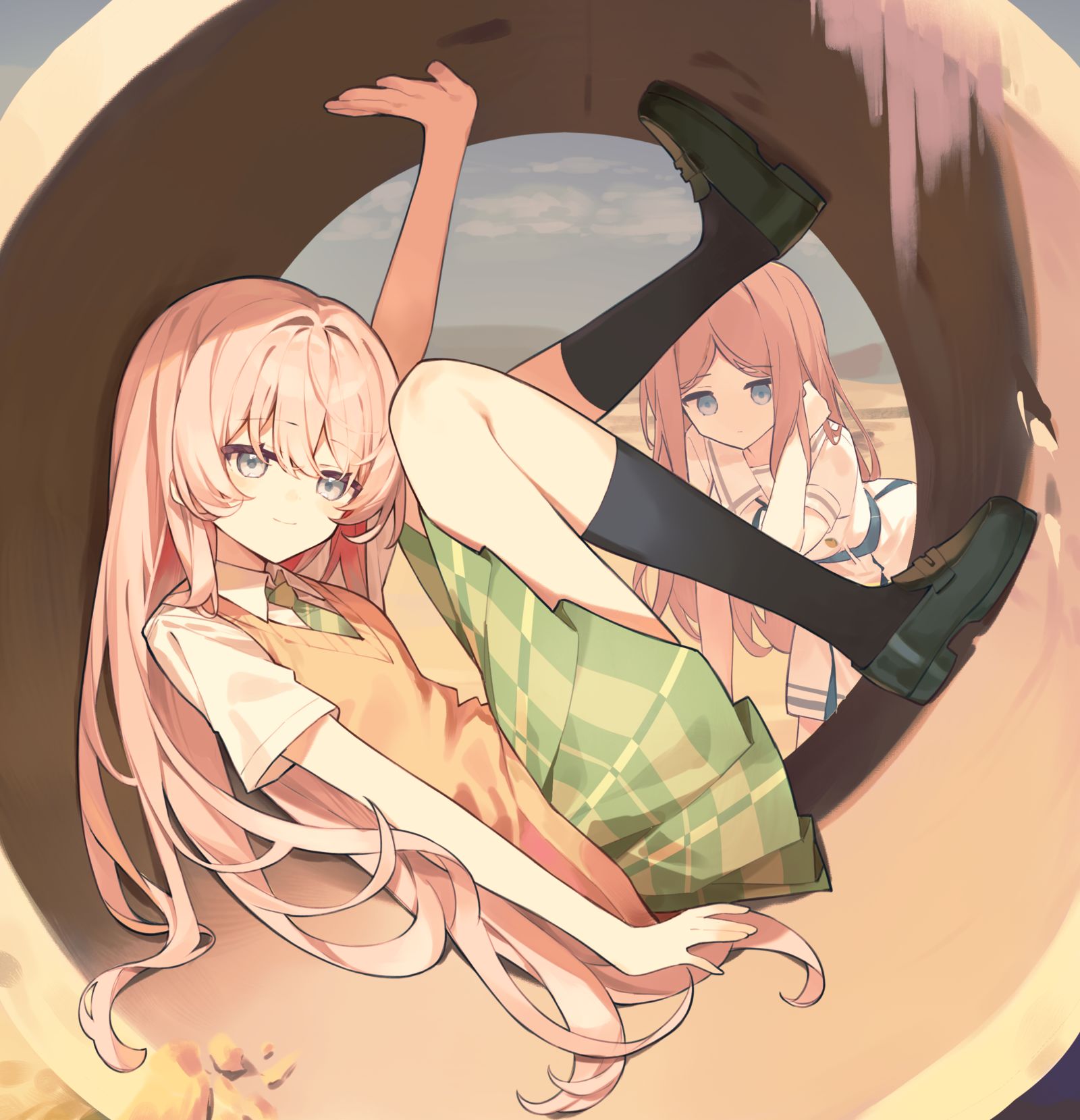 ansyの隠れん坊插画图片壁纸