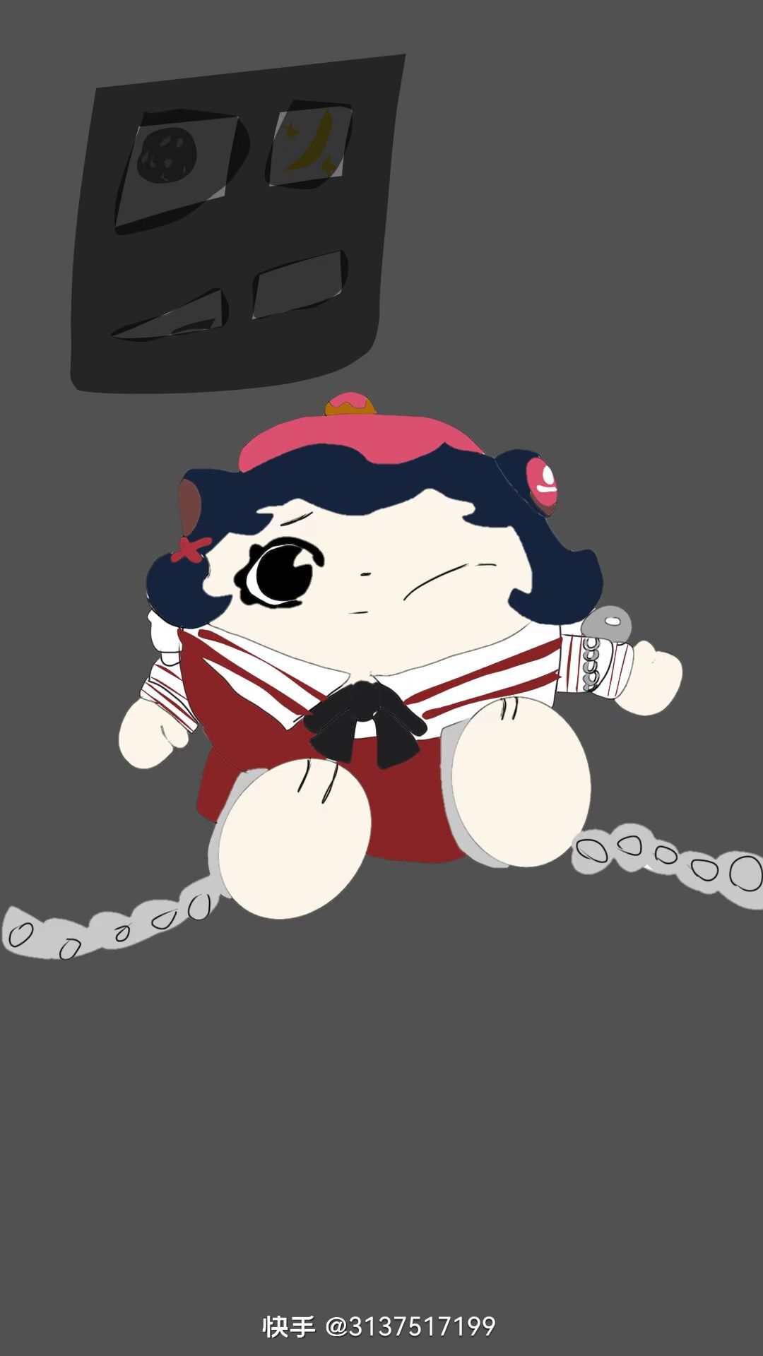 tk元气丸子-挠脚心竖图