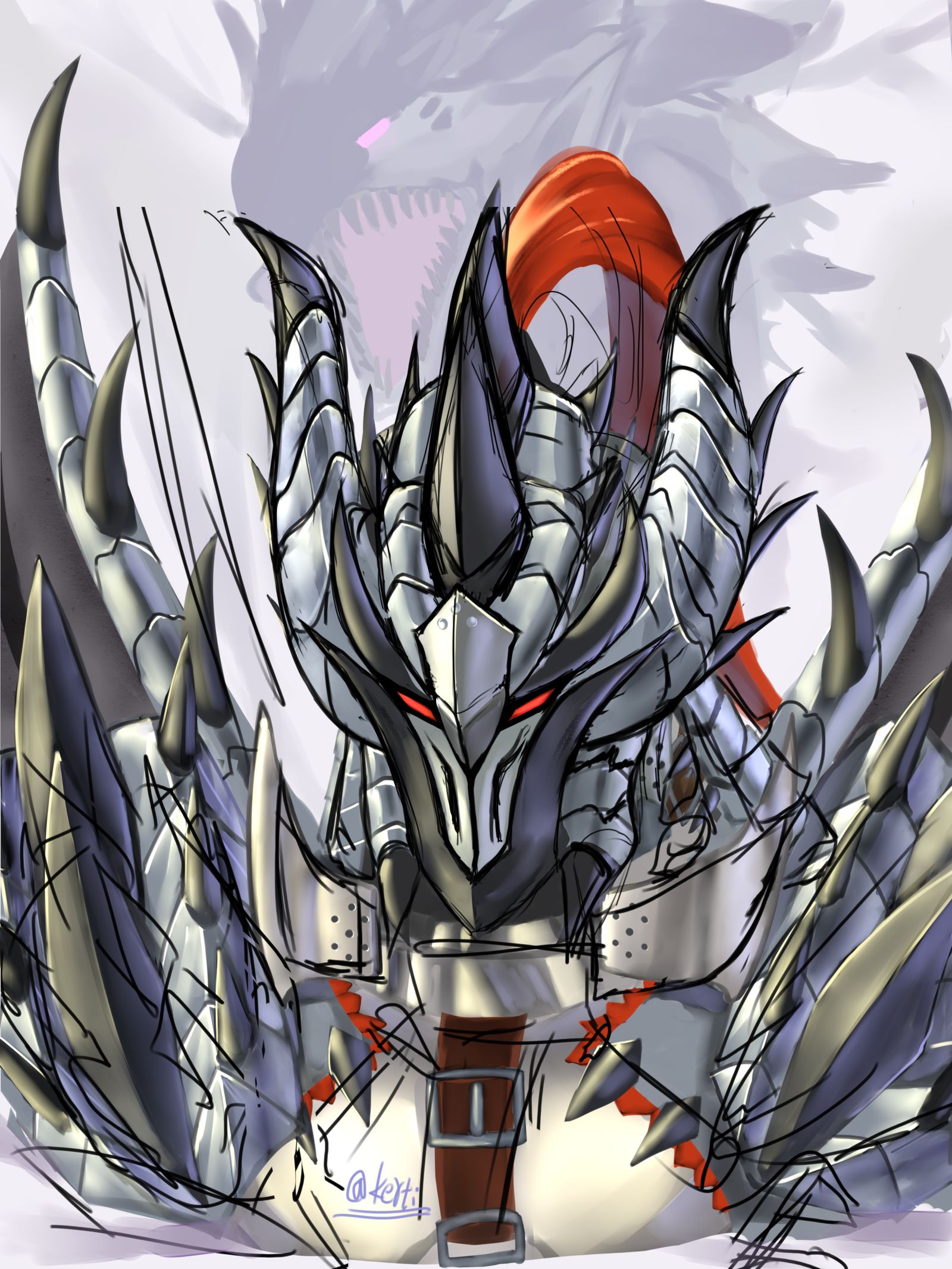 怪物猎人物语银火装备头像同人高清图