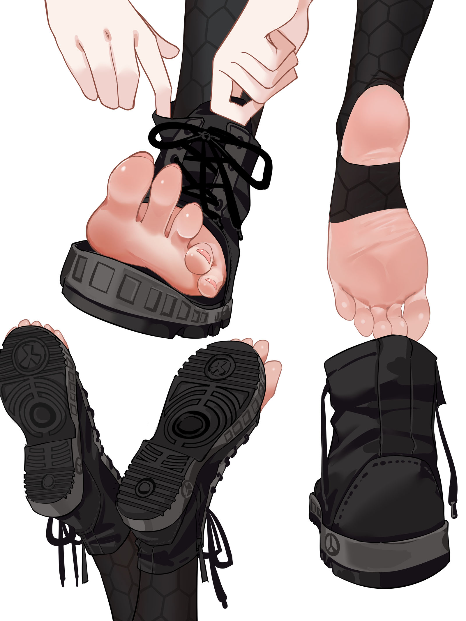 玉足-踩脚袜玉足